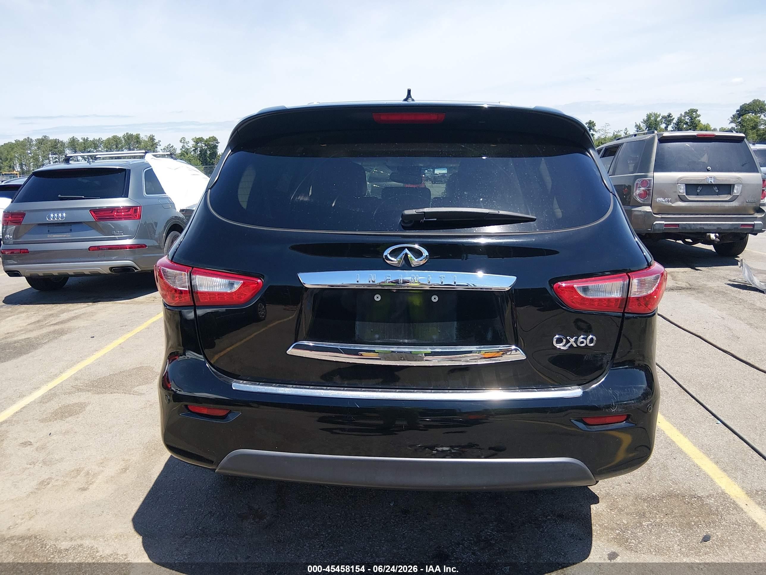 2014 Infiniti Qx60   Black vin: 5N1AL0MN9EC532155