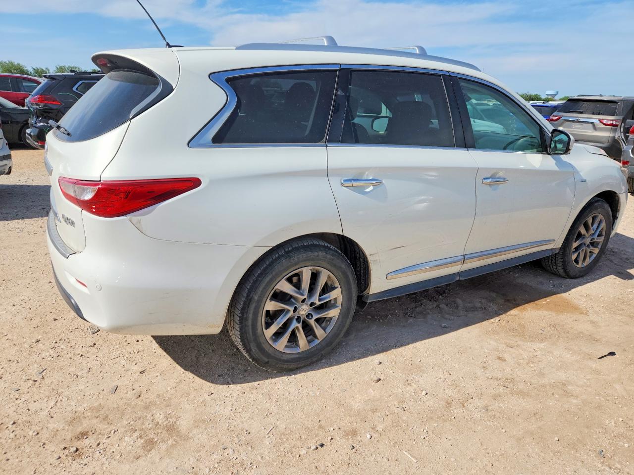2014 Infiniti Qx60 Base White vin: 5N1AL0MN9EC540112