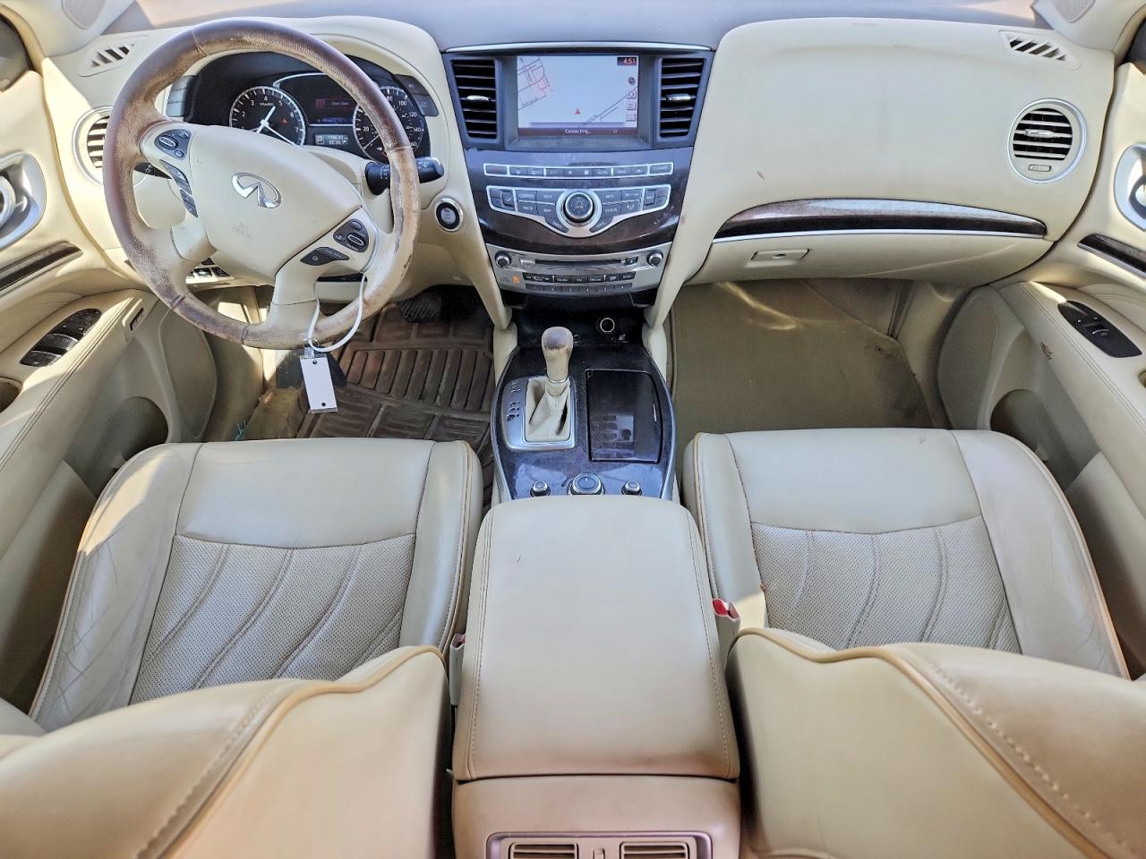 2014 Infiniti Qx60 Base White vin: 5N1AL0MN9EC540112