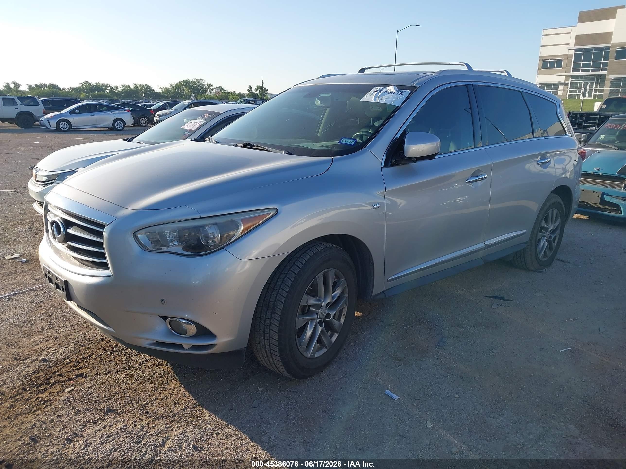 2014 Infiniti Qx60   Silver vin: 5N1AL0MN9EC550820