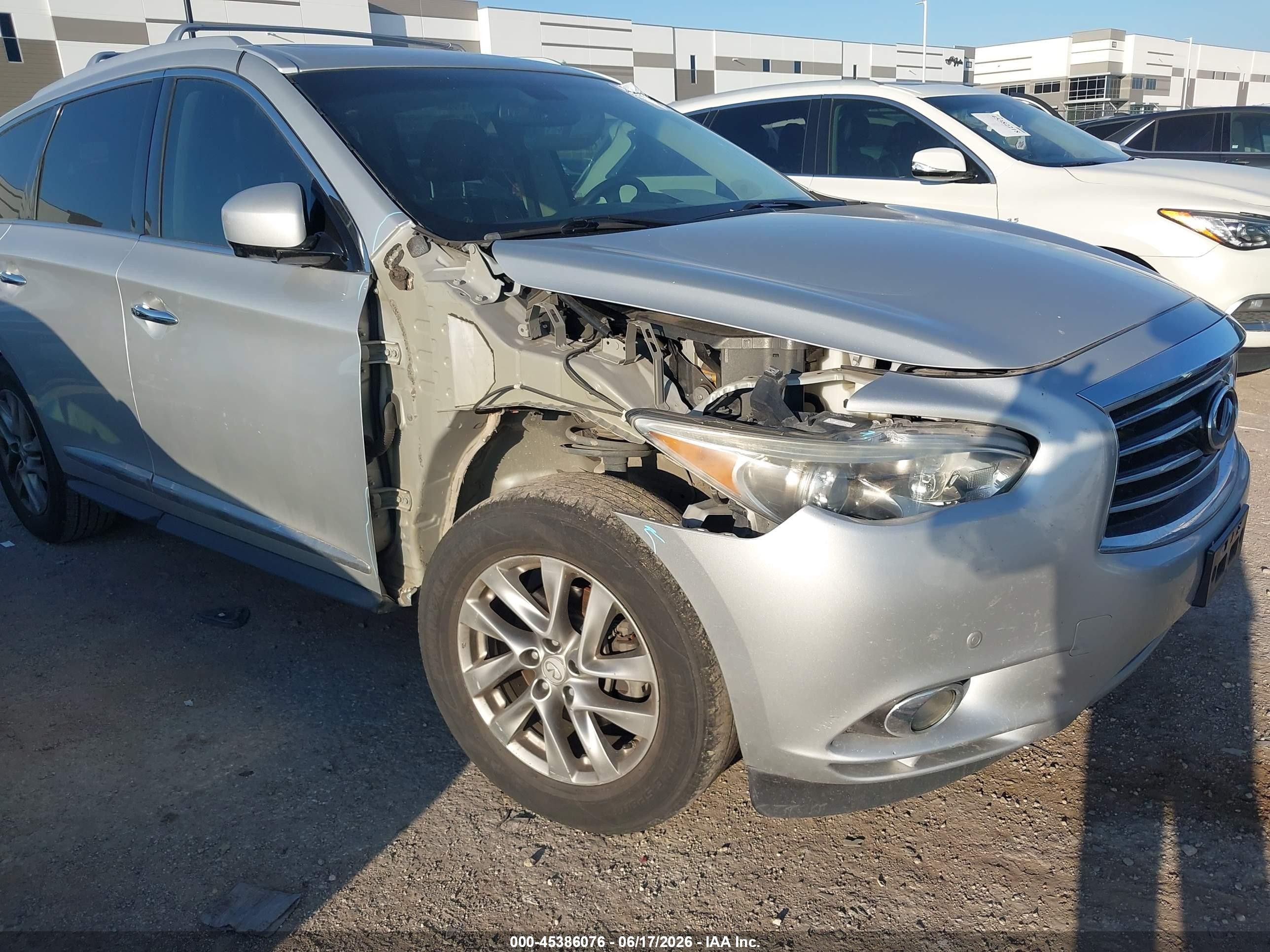 2014 Infiniti Qx60   Silver vin: 5N1AL0MN9EC550820