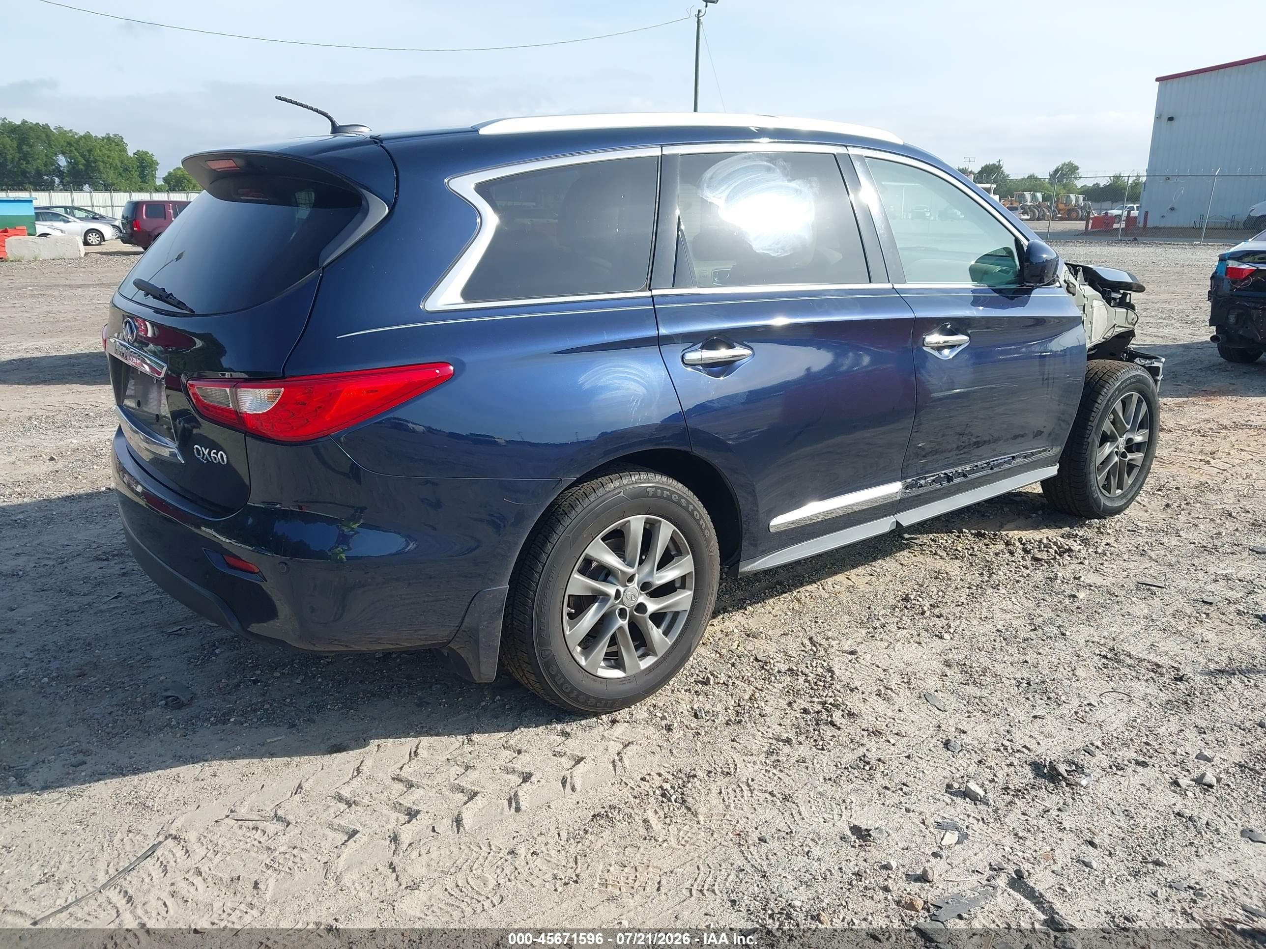 2015 Infiniti Qx60   Navy vin: 5N1AL0MN9FC503868