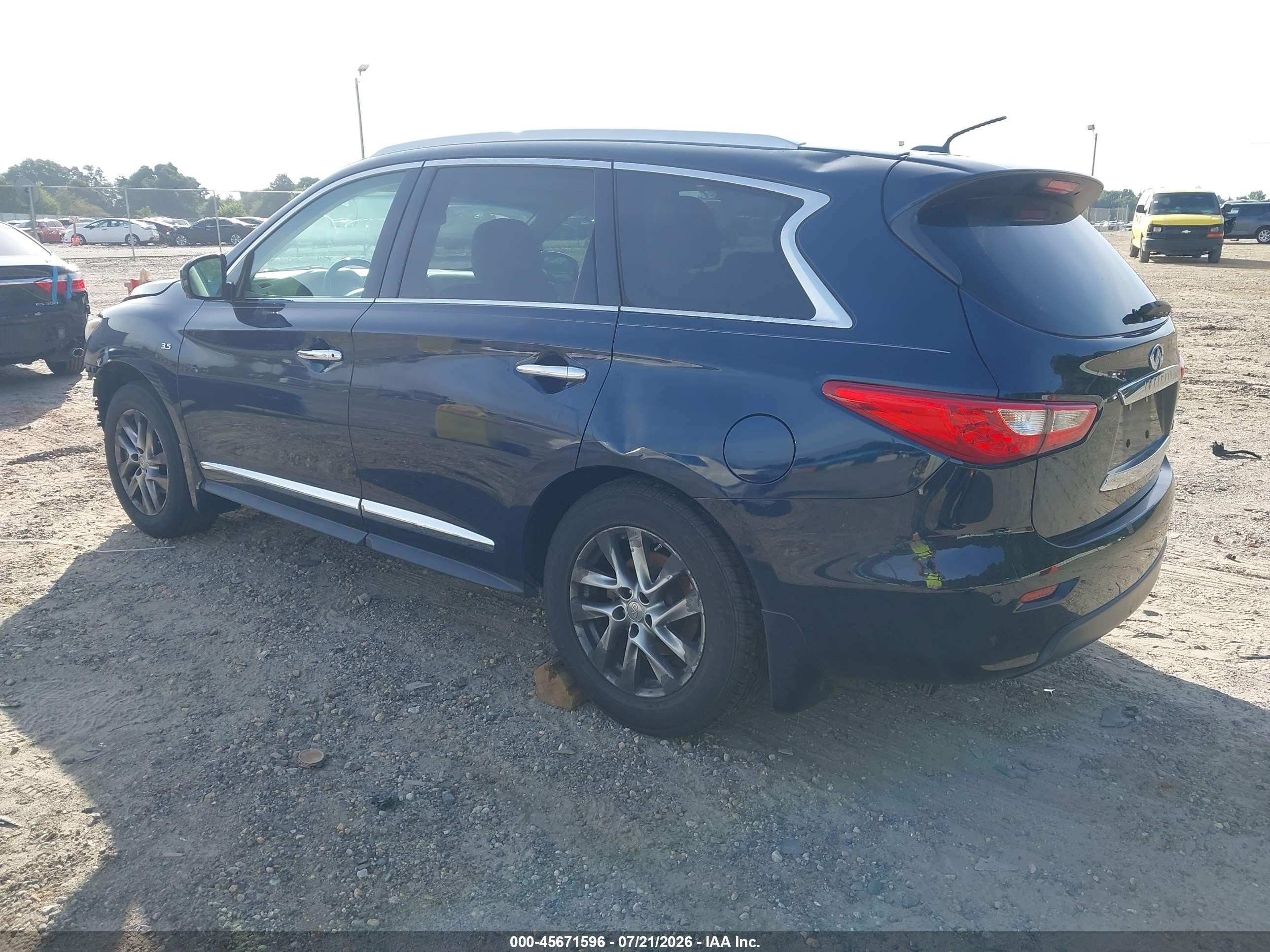 2015 Infiniti Qx60   Navy vin: 5N1AL0MN9FC503868