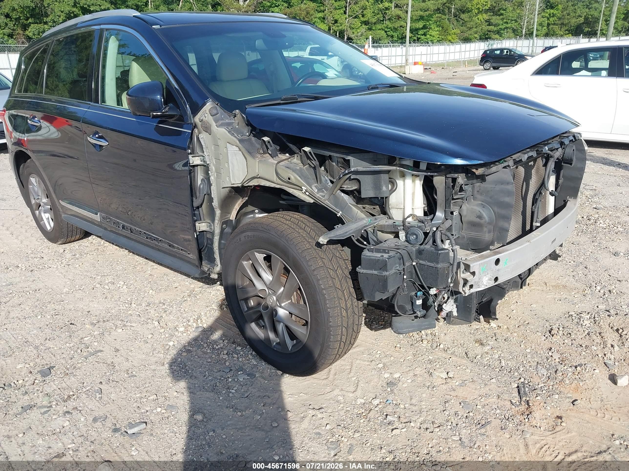 2015 Infiniti Qx60   Navy vin: 5N1AL0MN9FC503868