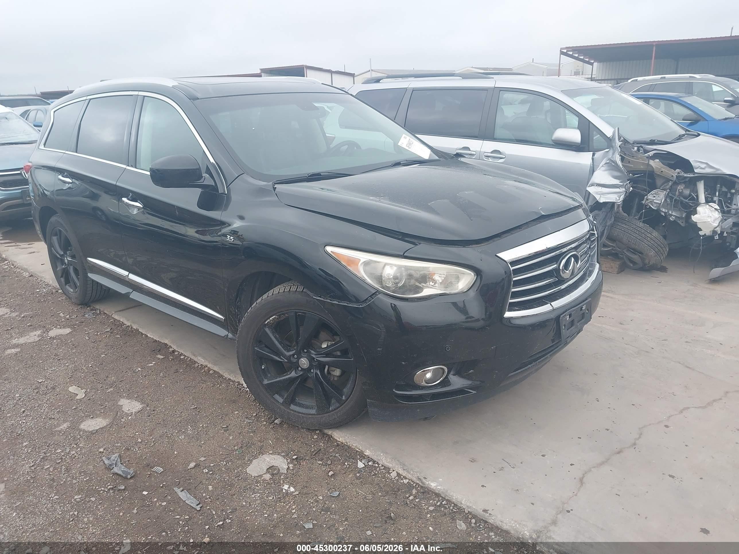 2015 Infiniti Qx60   Black vin: 5N1AL0MN9FC512764