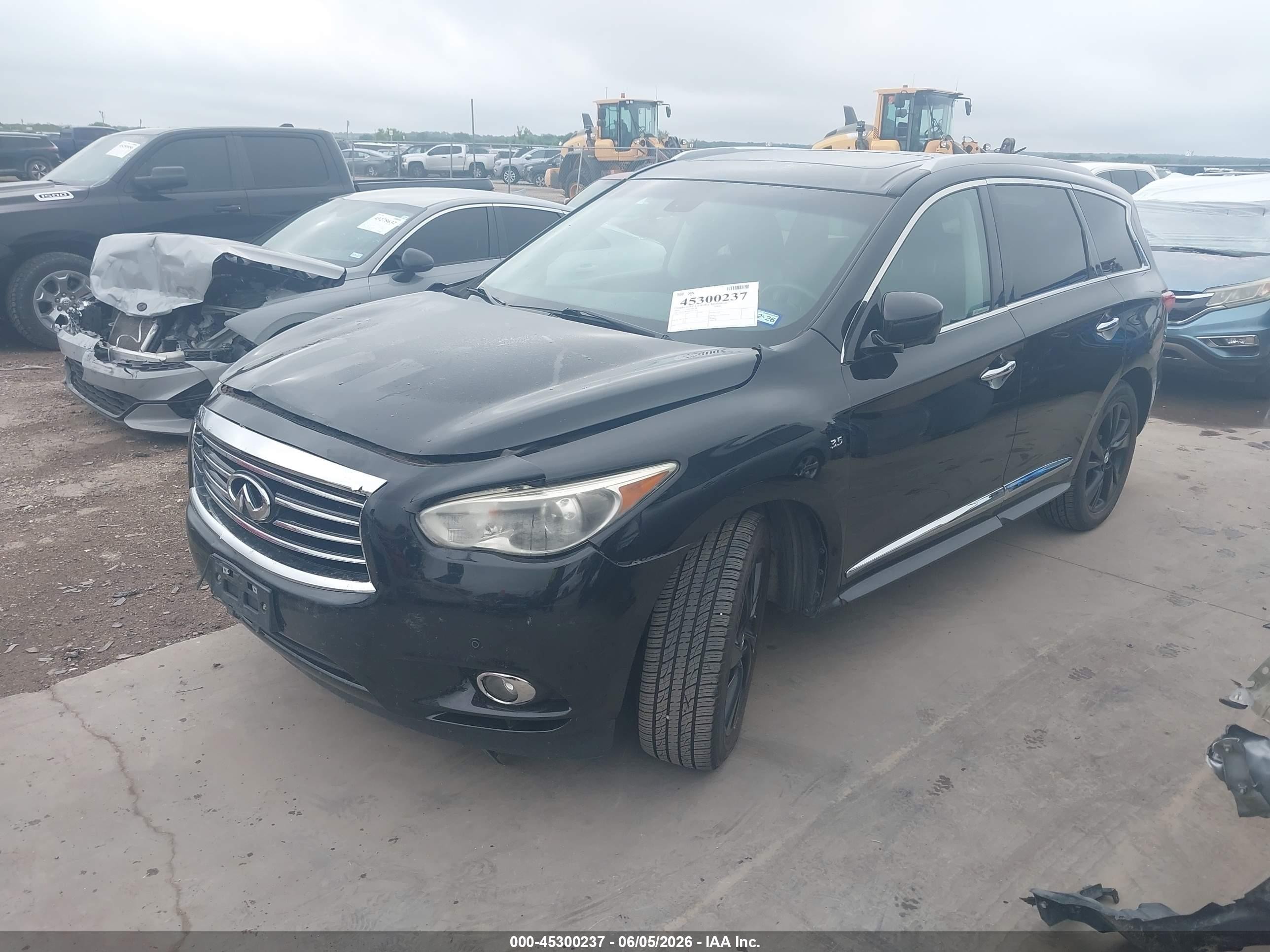 2015 Infiniti Qx60   Black vin: 5N1AL0MN9FC512764