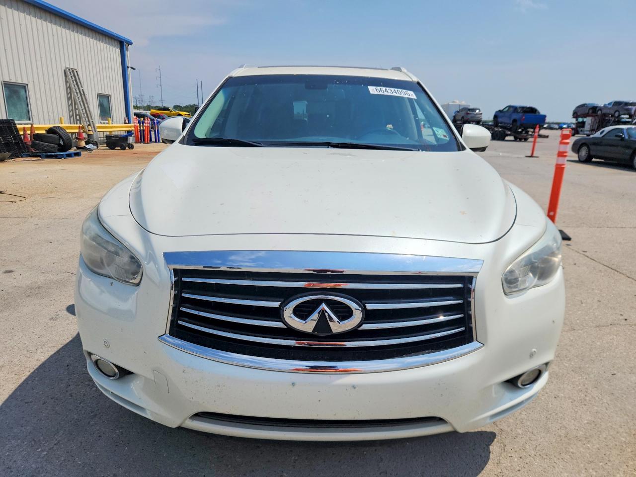 2015 Infiniti Qx60 Base White vin: 5N1AL0MN9FC515700