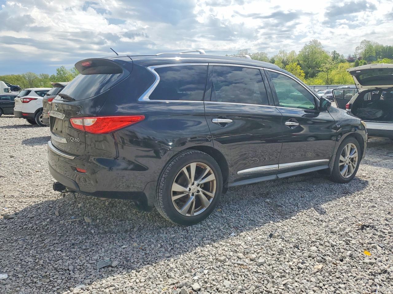 2015 Infiniti Qx60 Base Black vin: 5N1AL0MN9FC522971
