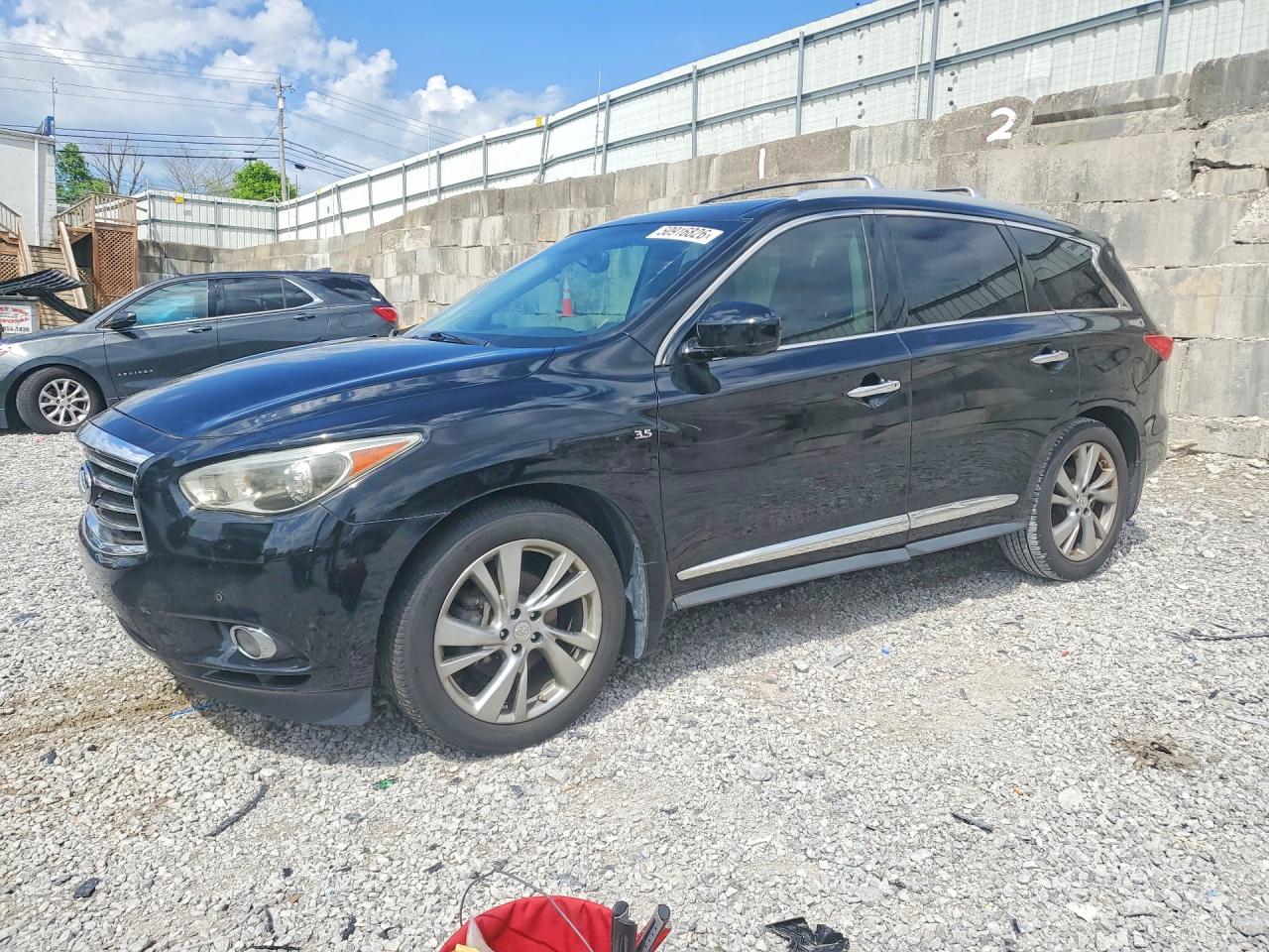 2015 Infiniti Qx60 Base Black vin: 5N1AL0MN9FC522971