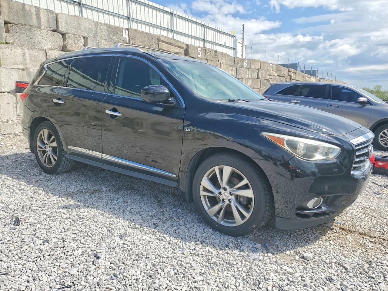 2015 Infiniti Qx60 Base Black vin: 5N1AL0MN9FC522971