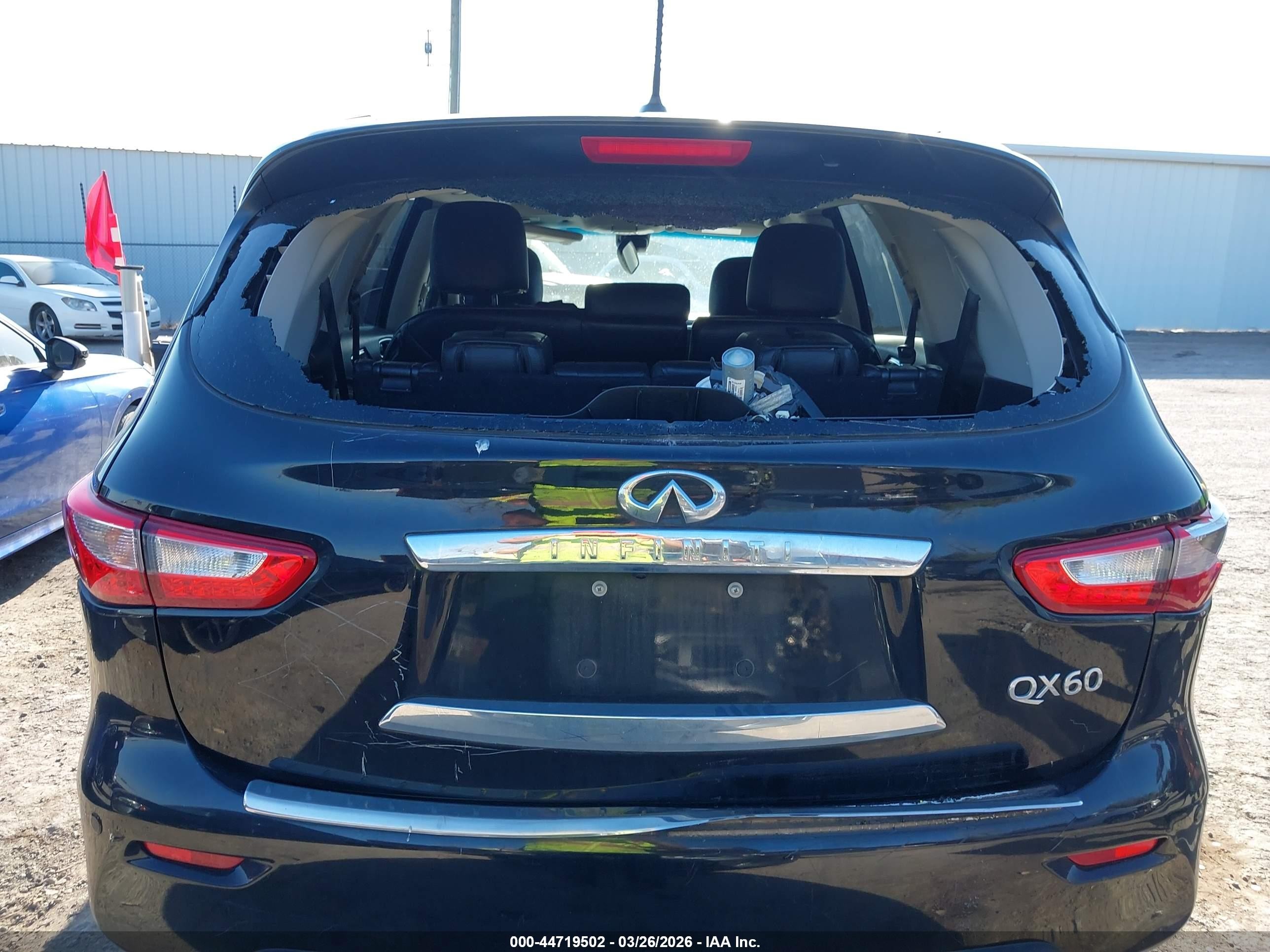 2015 Infiniti Qx60   Black vin: 5N1AL0MN9FC525952