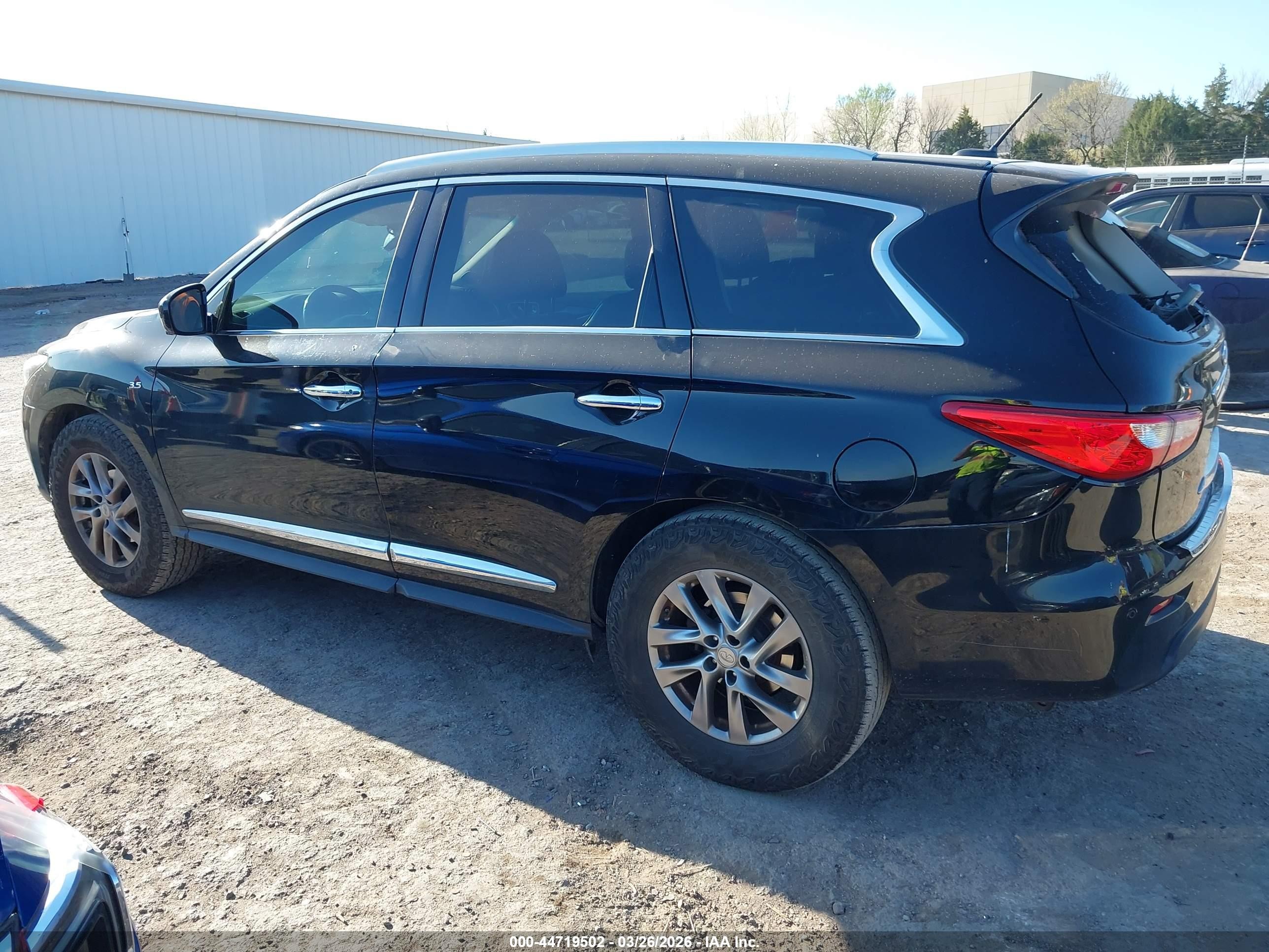 2015 Infiniti Qx60   Black vin: 5N1AL0MN9FC525952