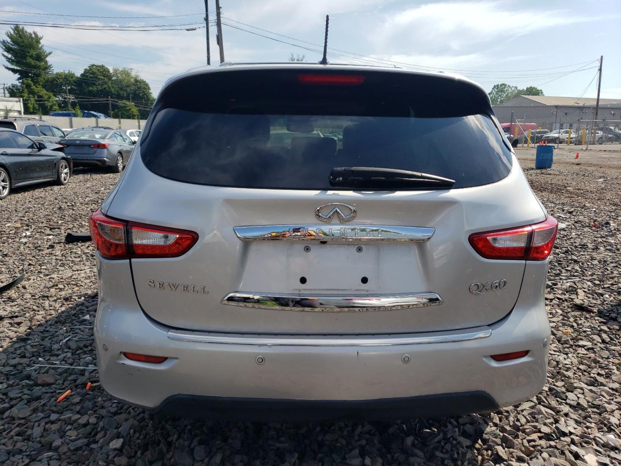 2015 Infiniti Qx60 Silver vin: 5N1AL0MN9FC528950