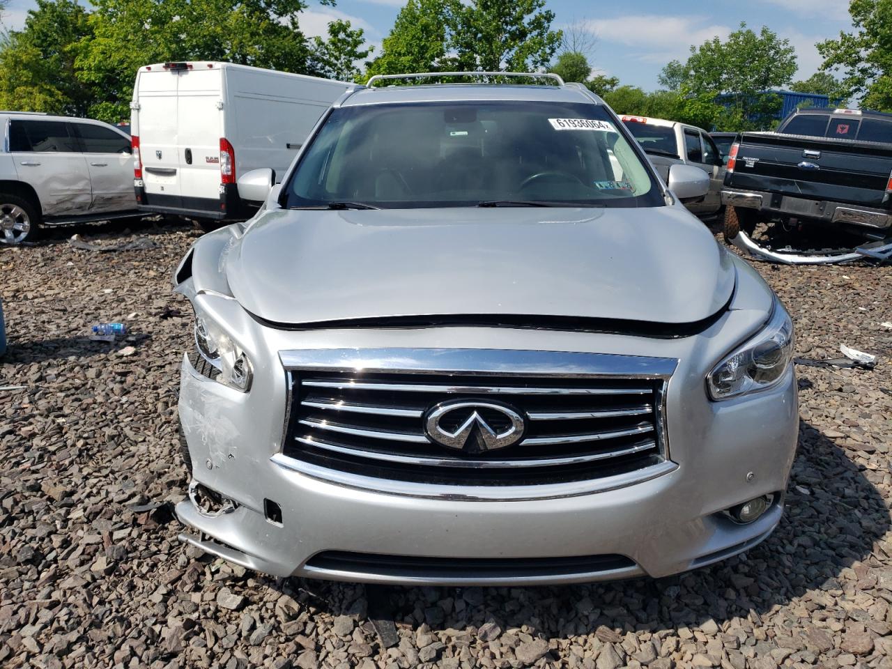 2015 Infiniti Qx60 Silver vin: 5N1AL0MN9FC528950
