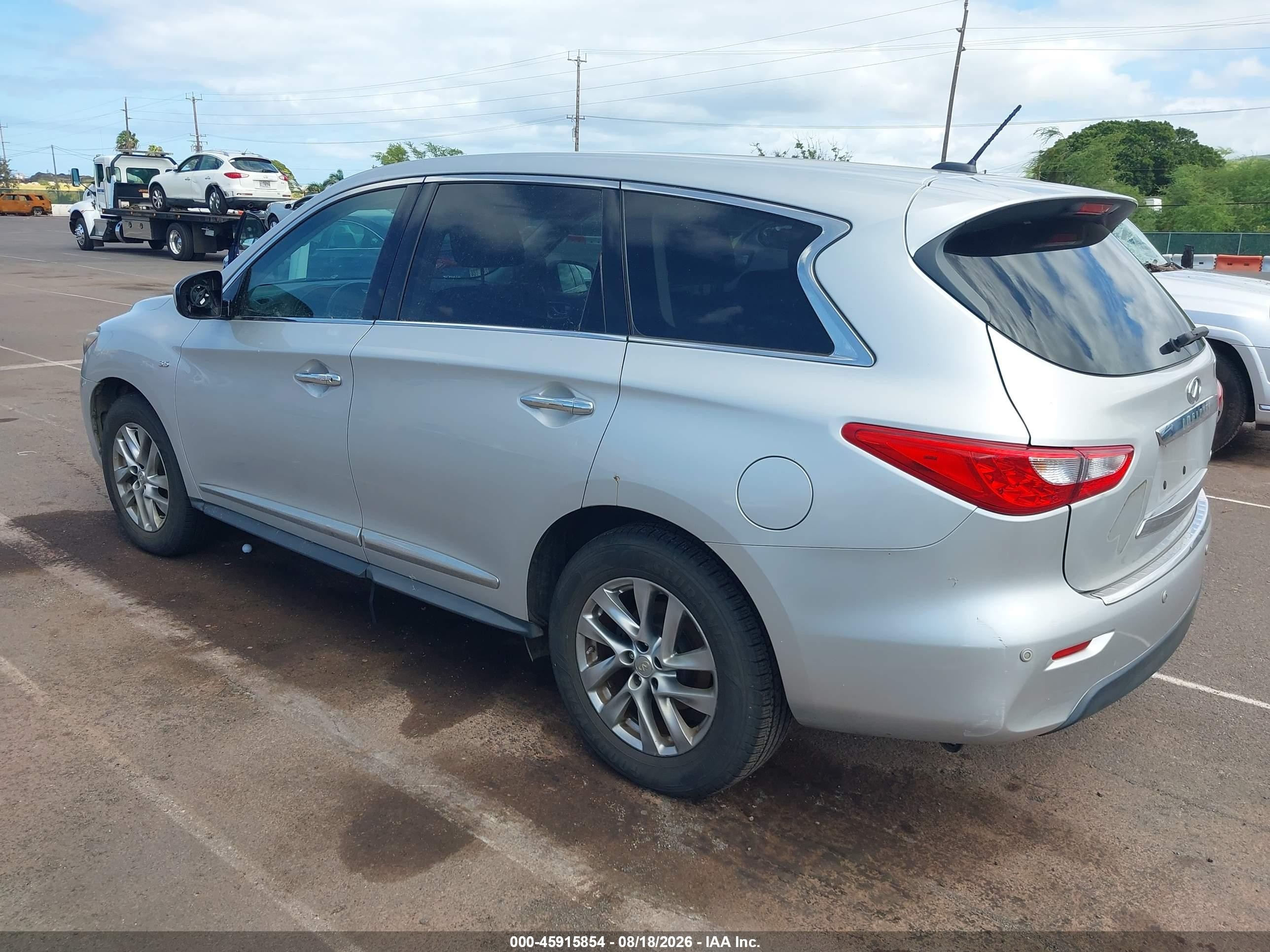 2015 Infiniti Qx60   Silver vin: 5N1AL0MN9FC535378