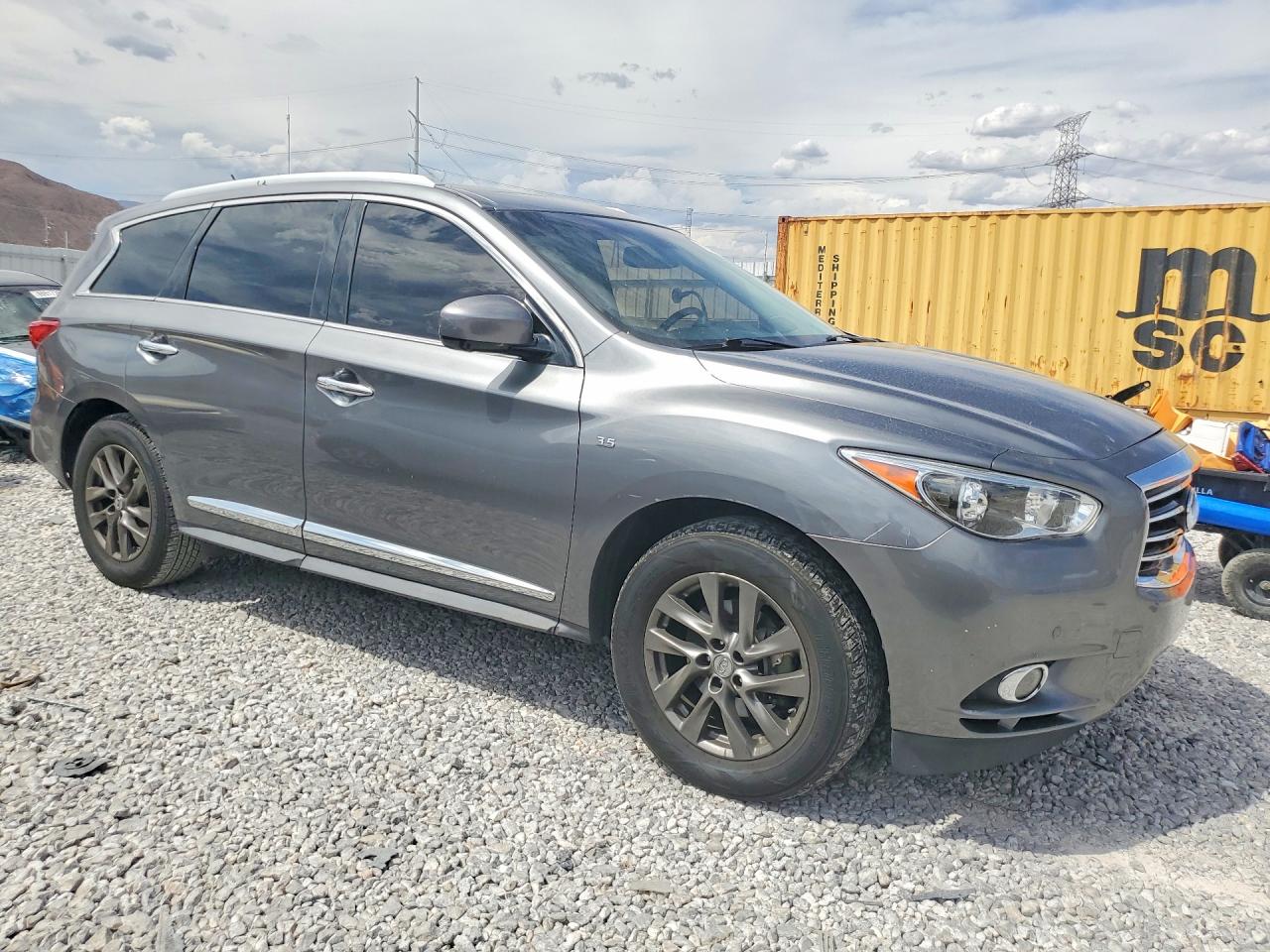 2015 Infiniti Qx60 Base Gray vin: 5N1AL0MN9FC536028