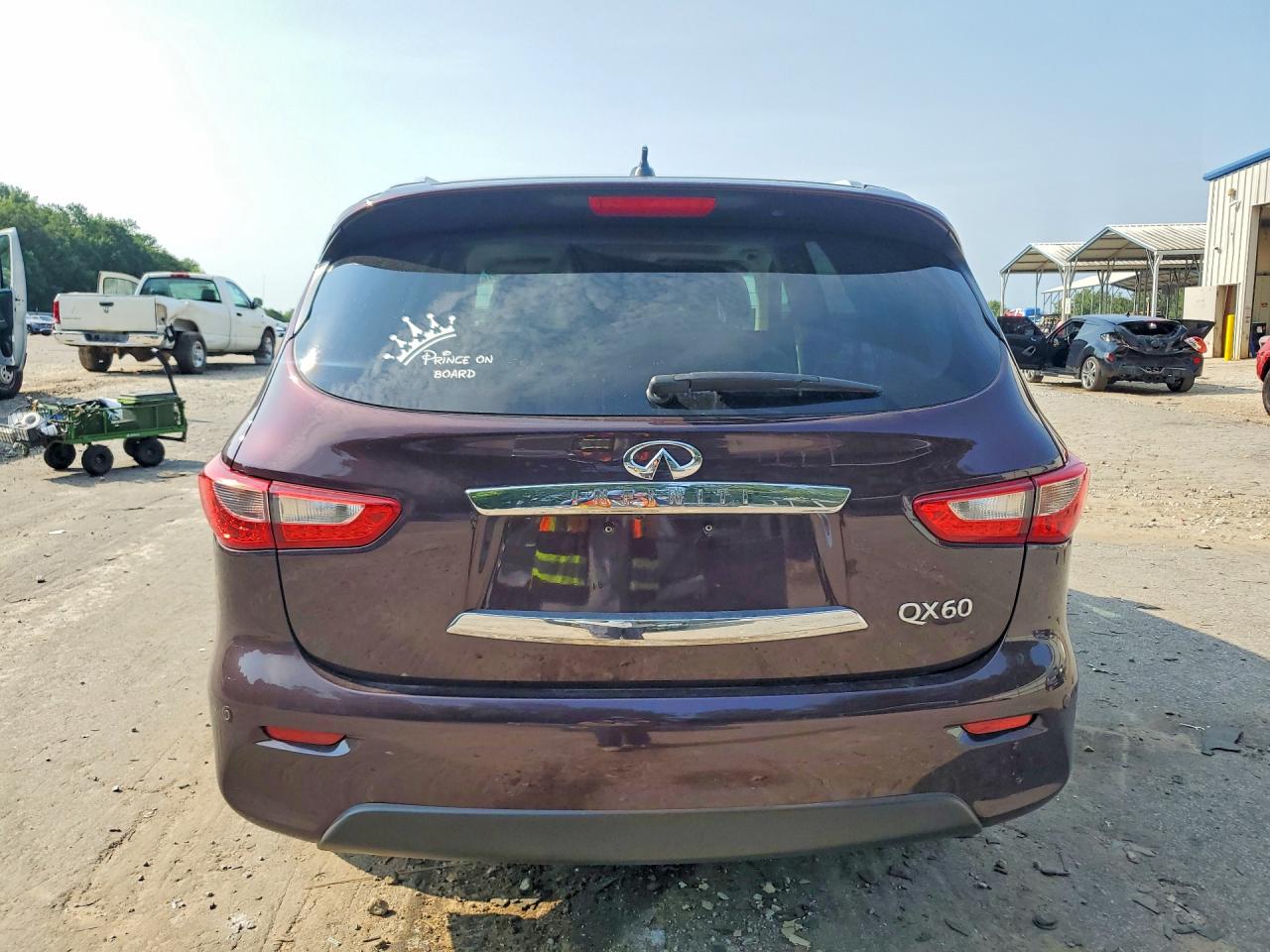 2015 Infiniti Qx60 Base Maroon vin: 5N1AL0MN9FC543979