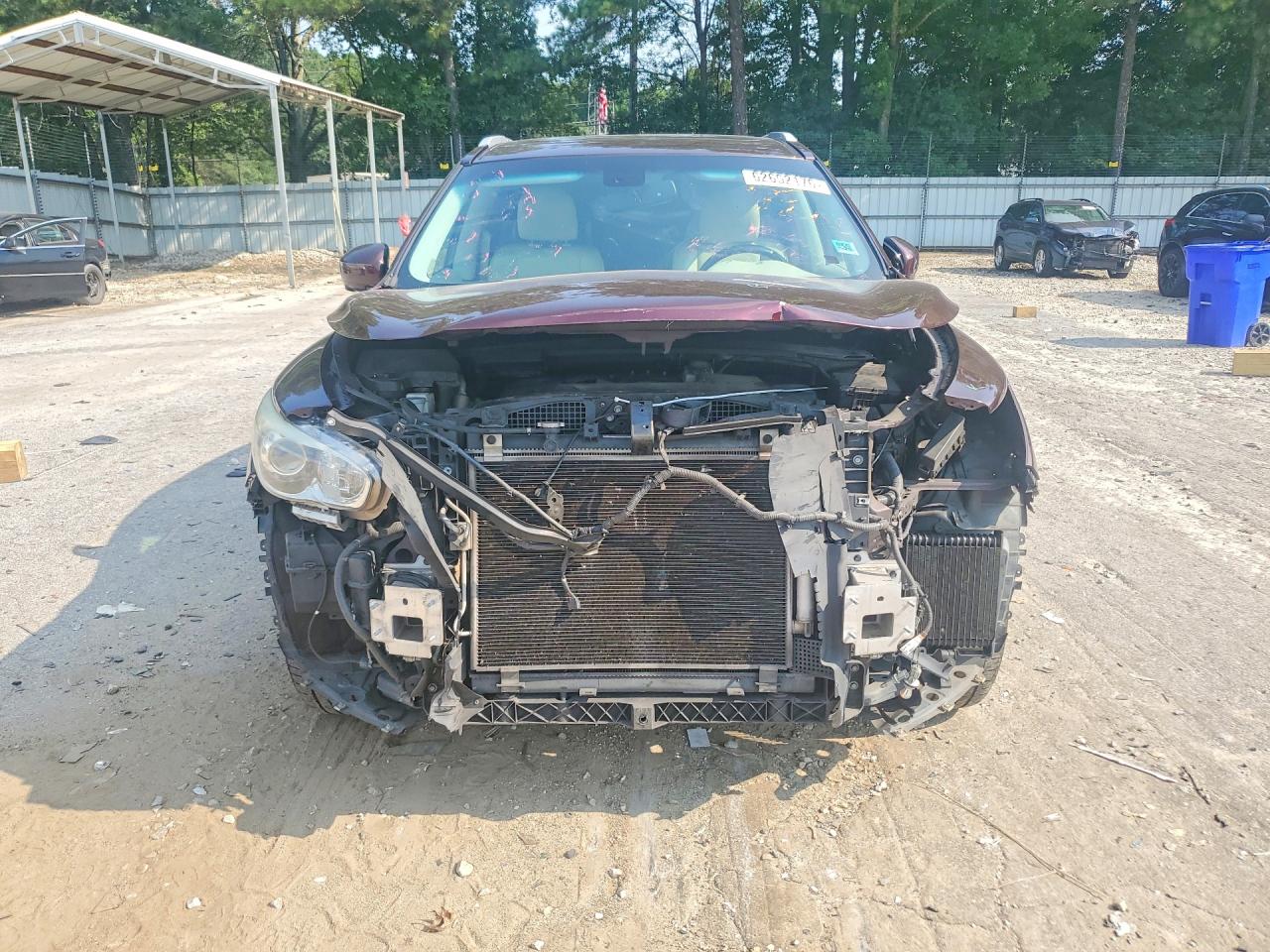 2015 Infiniti Qx60 Base Maroon vin: 5N1AL0MN9FC543979