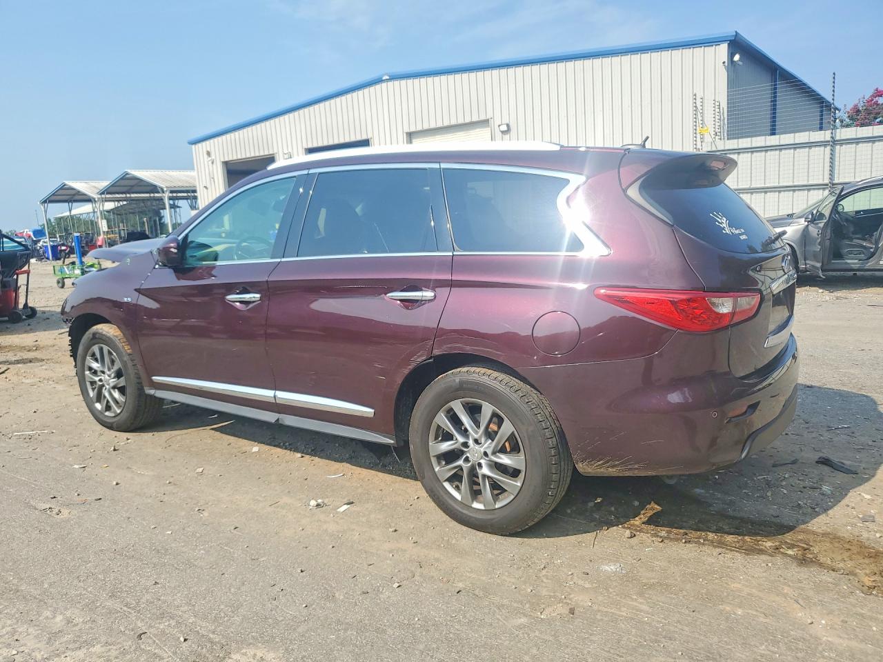 2015 Infiniti Qx60 Base Maroon vin: 5N1AL0MN9FC543979