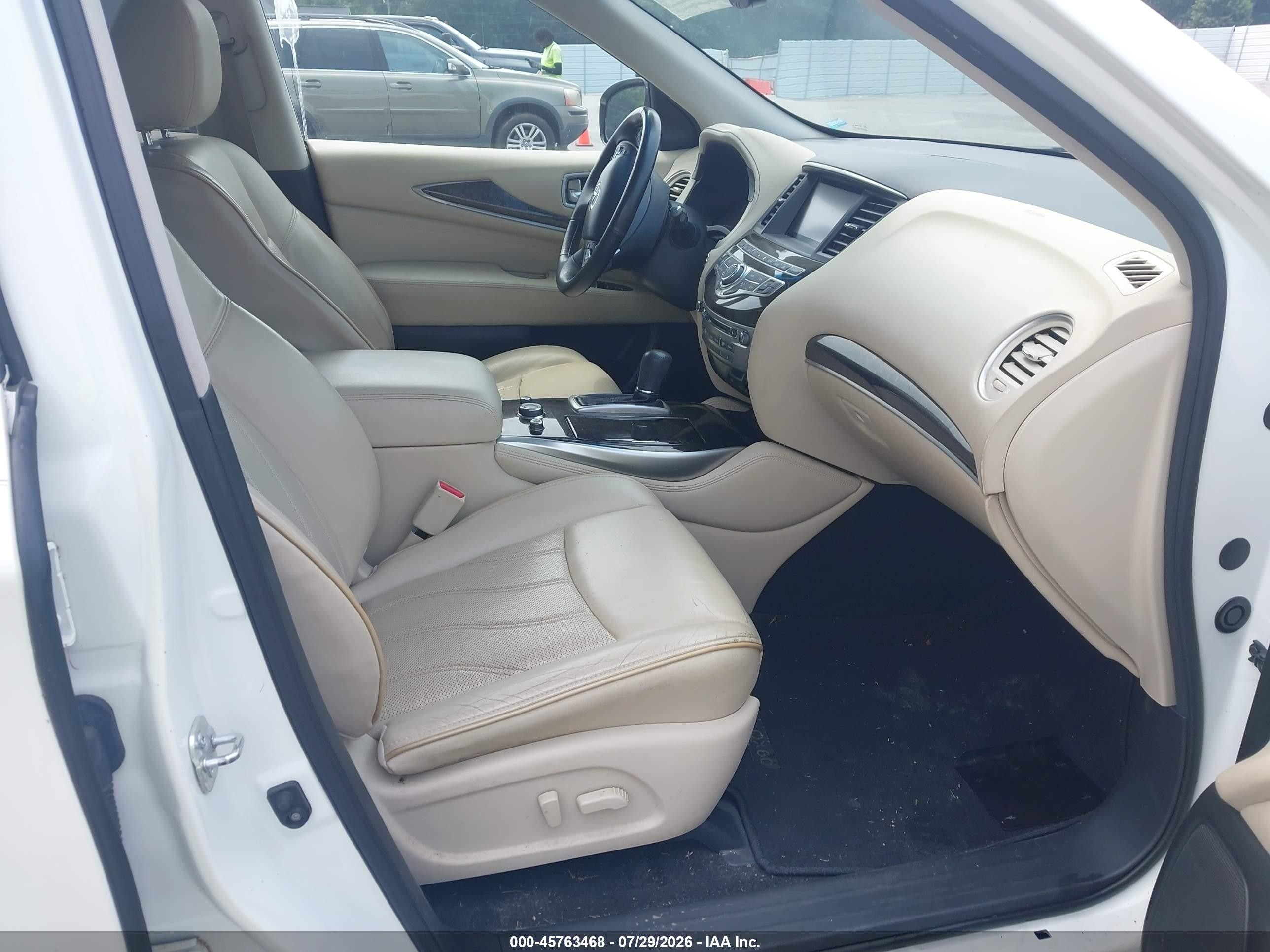 2015 Infiniti Qx60   White vin: 5N1AL0MN9FC544890