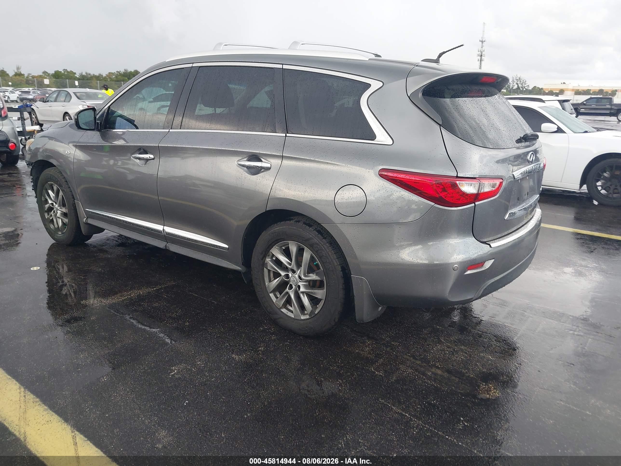 2015 Infiniti Qx60 Gray vin: 5N1AL0MN9FC549751