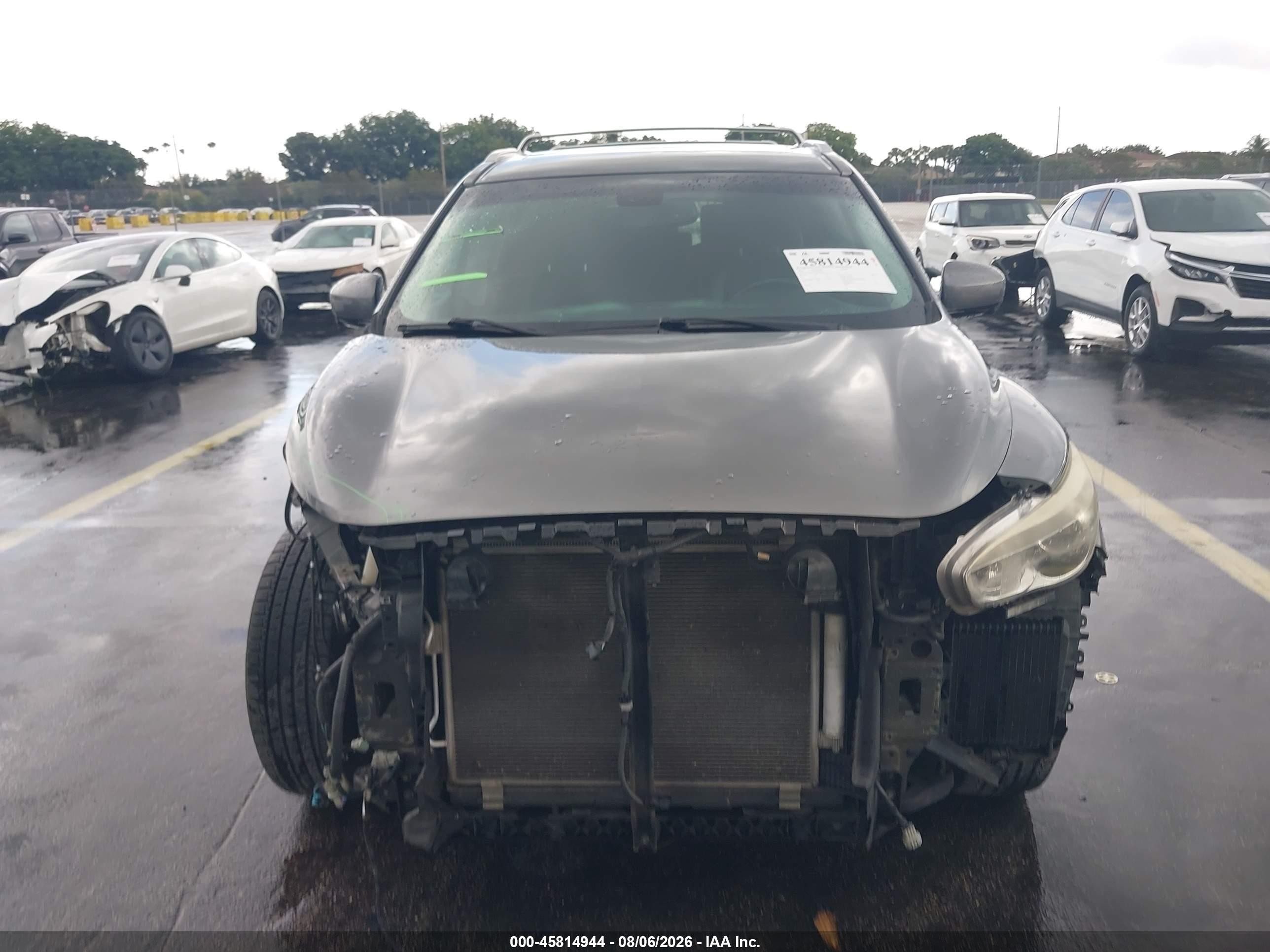 2015 Infiniti Qx60 Gray vin: 5N1AL0MN9FC549751