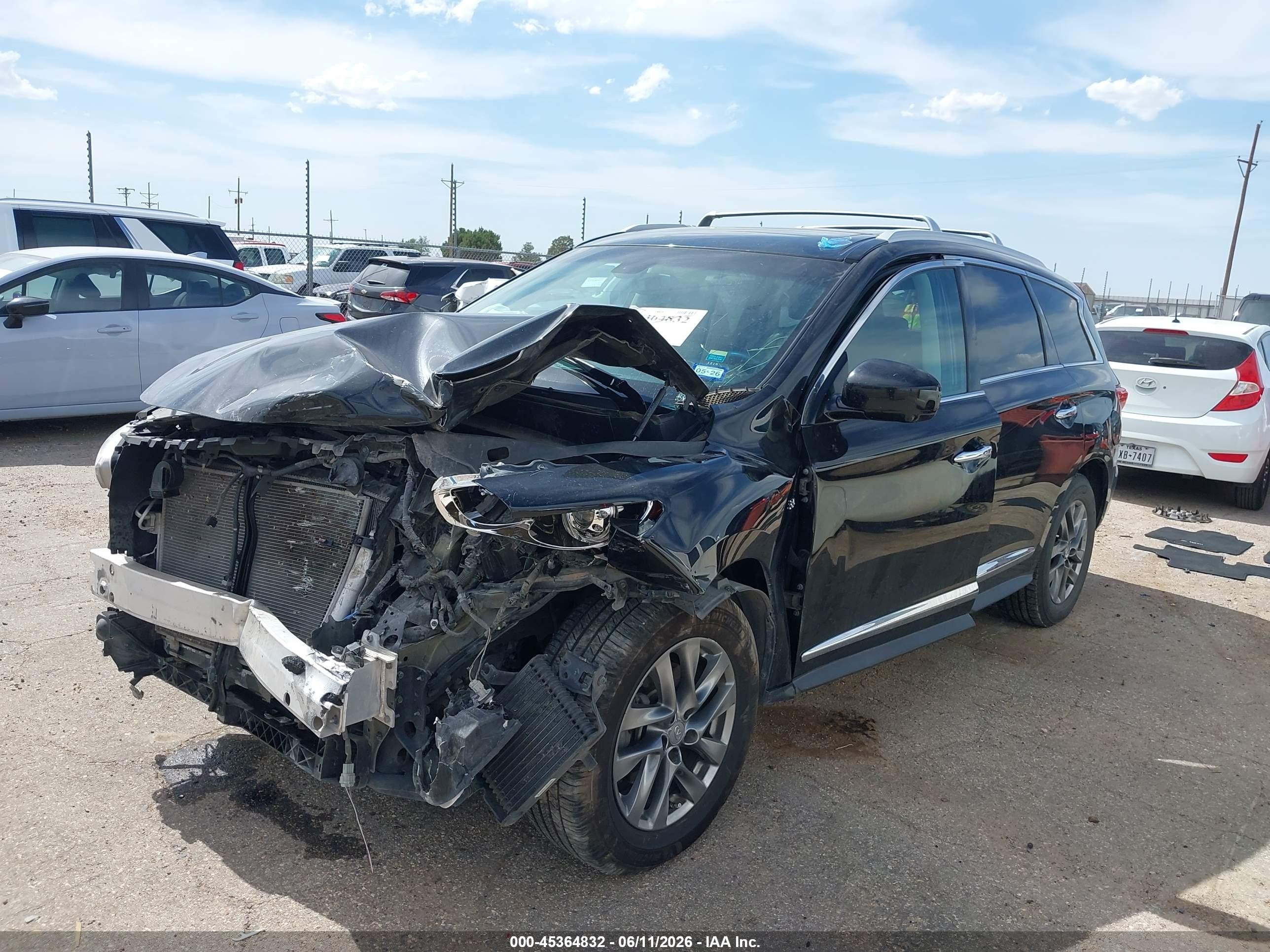 2015 Infiniti Qx60   Black vin: 5N1AL0MN9FC551340