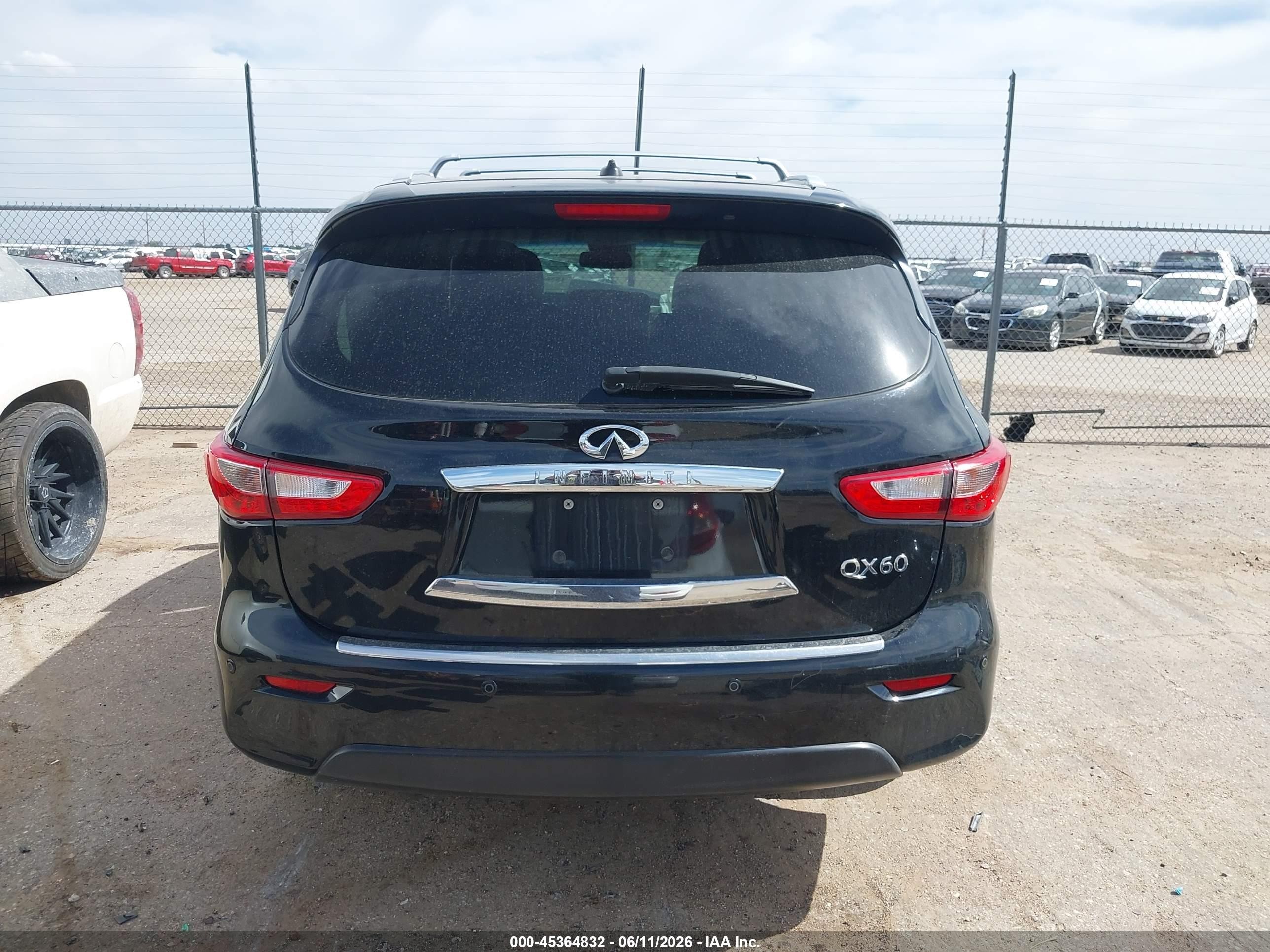 2015 Infiniti Qx60   Black vin: 5N1AL0MN9FC551340