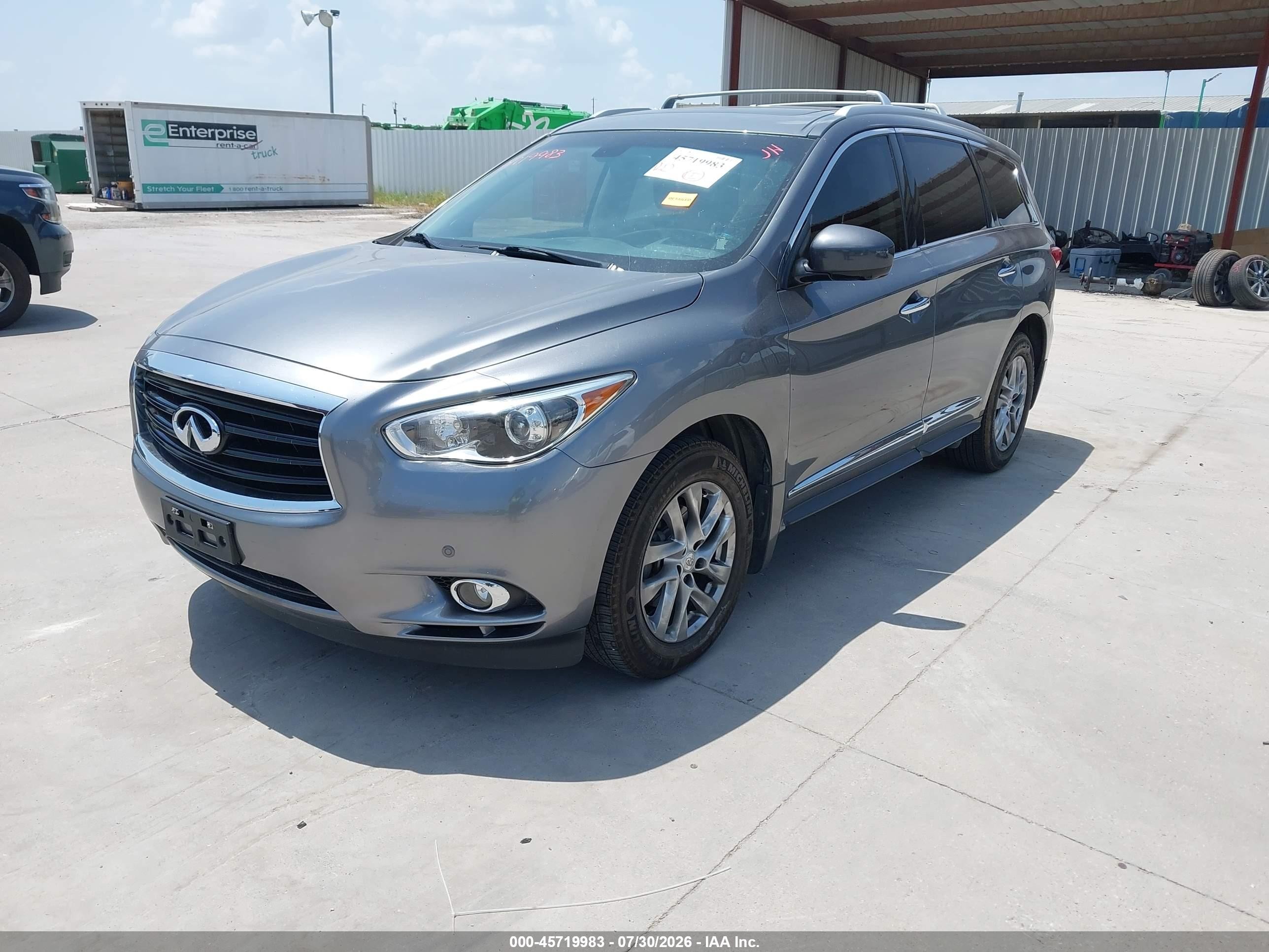 2015 Infiniti Qx60   Gray vin: 5N1AL0MN9FC555775