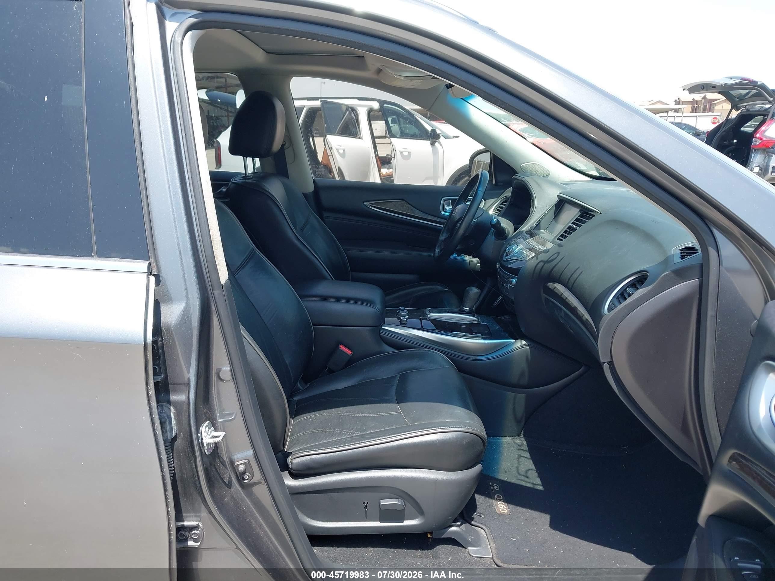 2015 Infiniti Qx60   Gray vin: 5N1AL0MN9FC555775