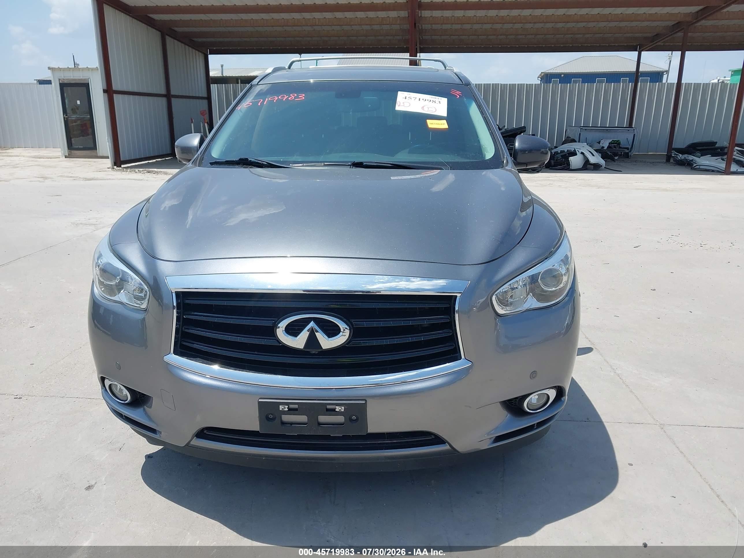 2015 Infiniti Qx60   Gray vin: 5N1AL0MN9FC555775