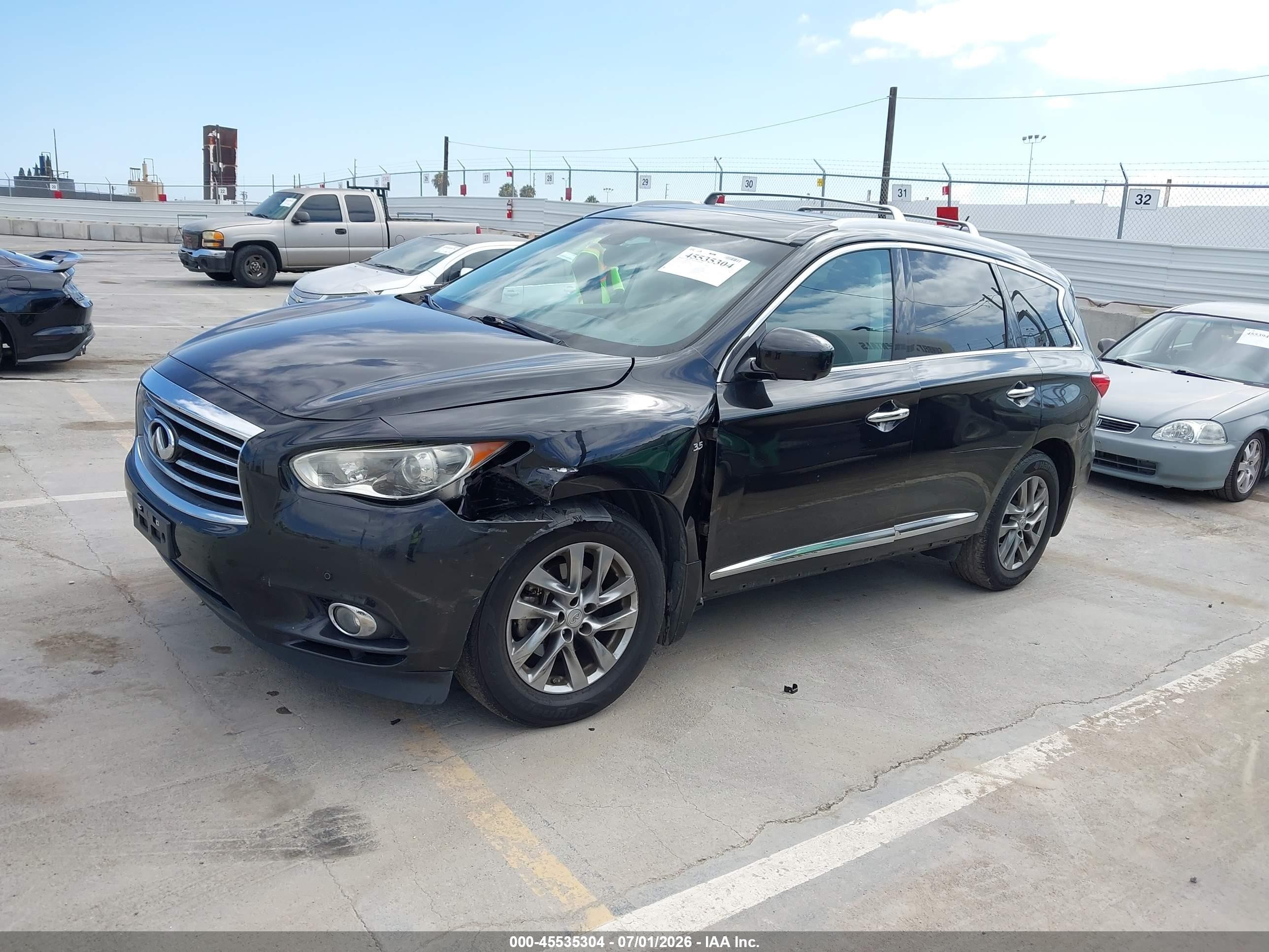 2015 Infiniti Qx60   Black vin: 5N1AL0MN9FC557784