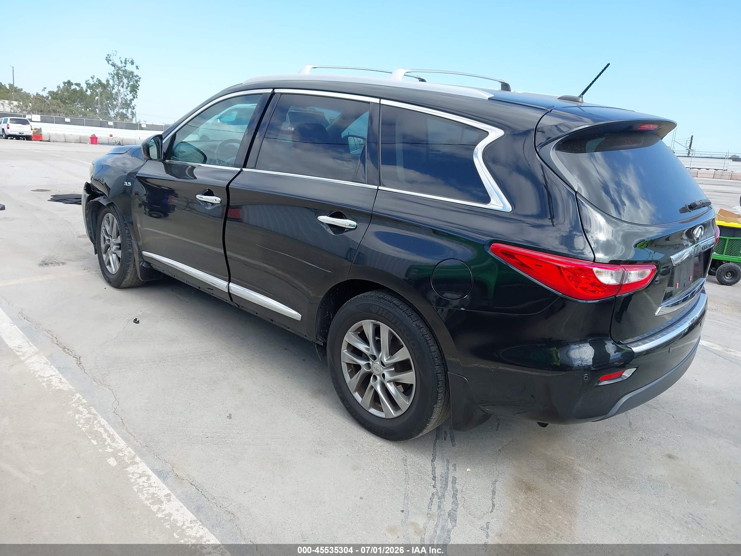 2015 Infiniti Qx60   Black vin: 5N1AL0MN9FC557784