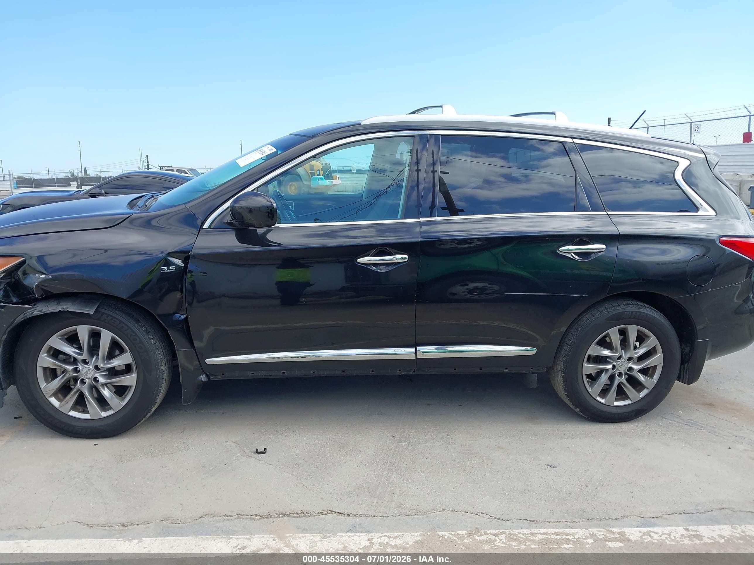 2015 Infiniti Qx60   Black vin: 5N1AL0MN9FC557784