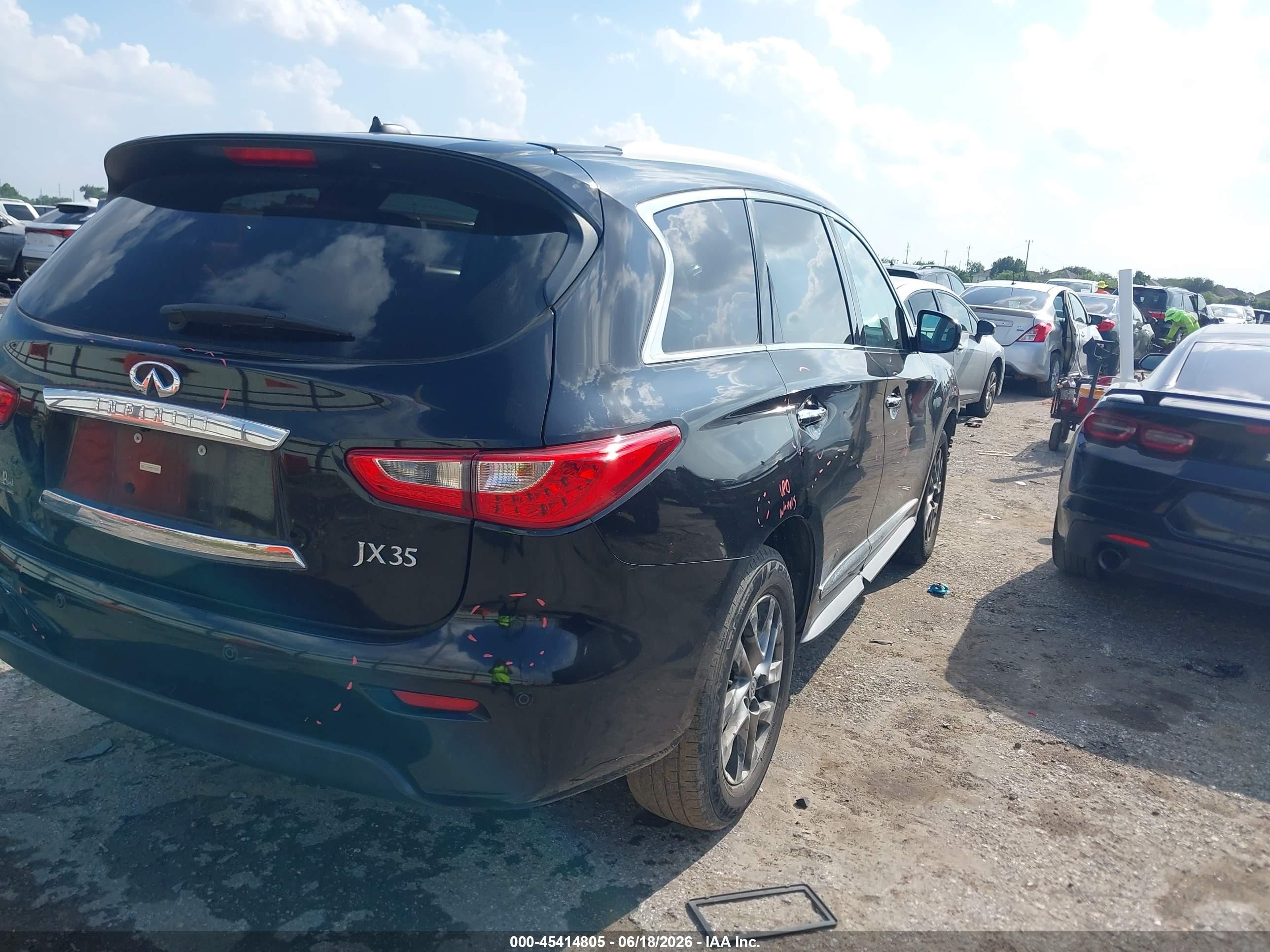 2013 Infiniti Jx35   Black vin: 5N1AL0MNXDC325322