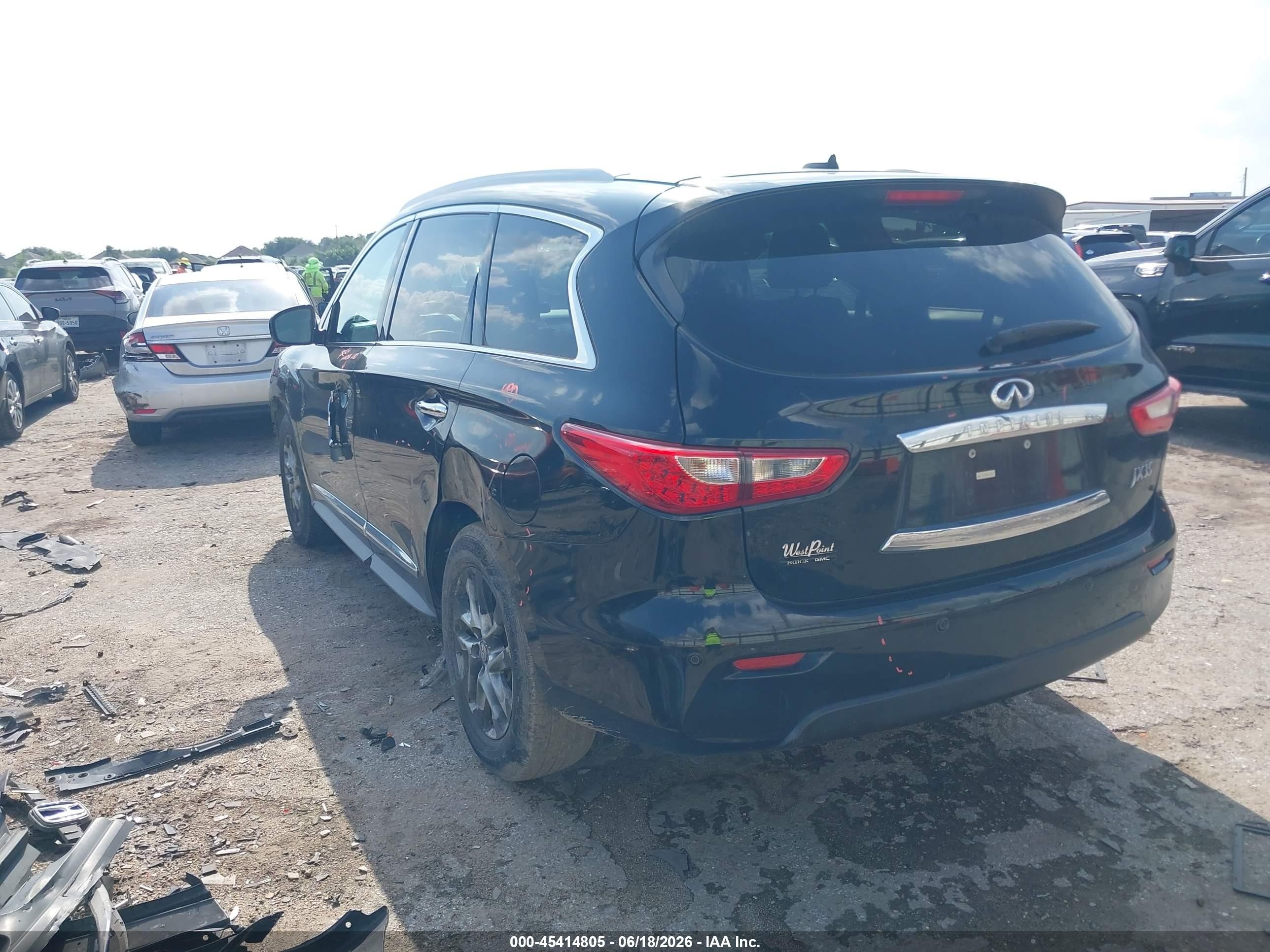 2013 Infiniti Jx35   Black vin: 5N1AL0MNXDC325322