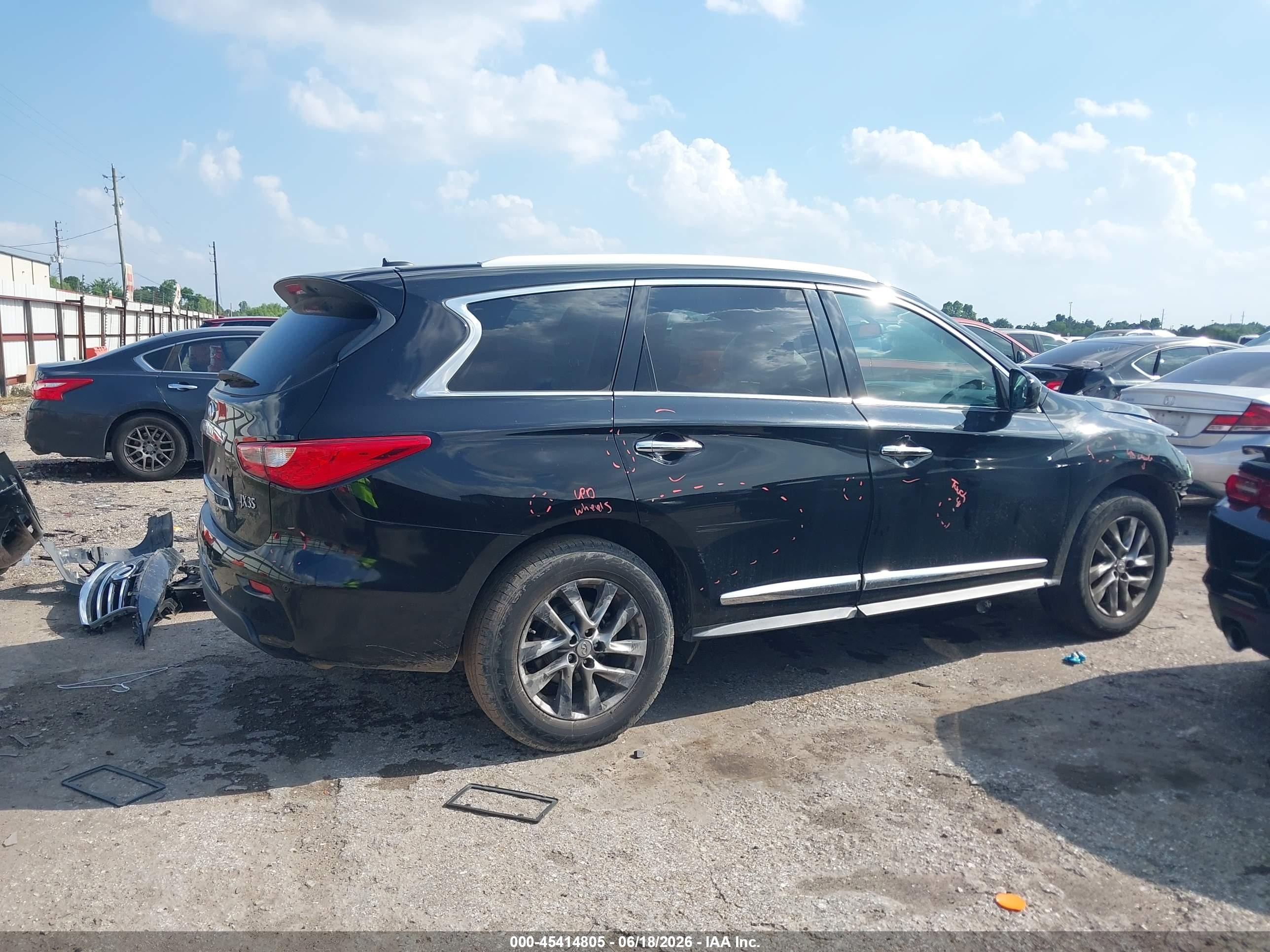 2013 Infiniti Jx35   Black vin: 5N1AL0MNXDC325322