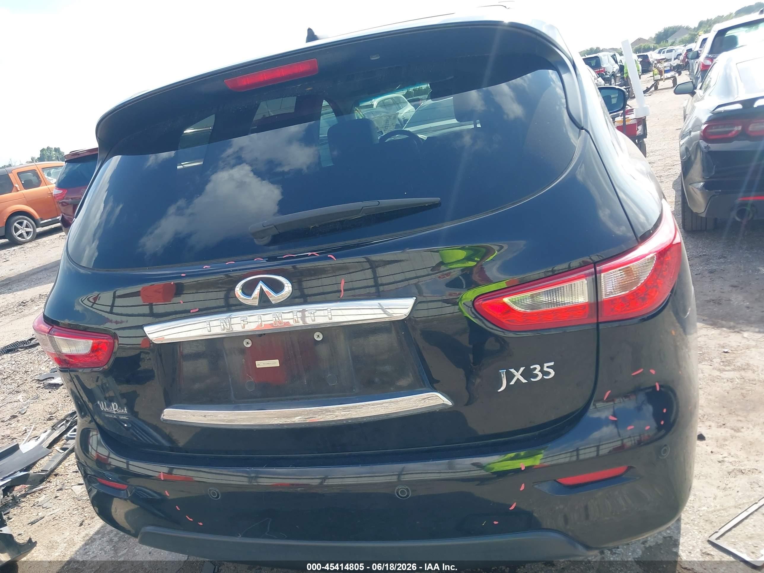 2013 Infiniti Jx35   Black vin: 5N1AL0MNXDC325322
