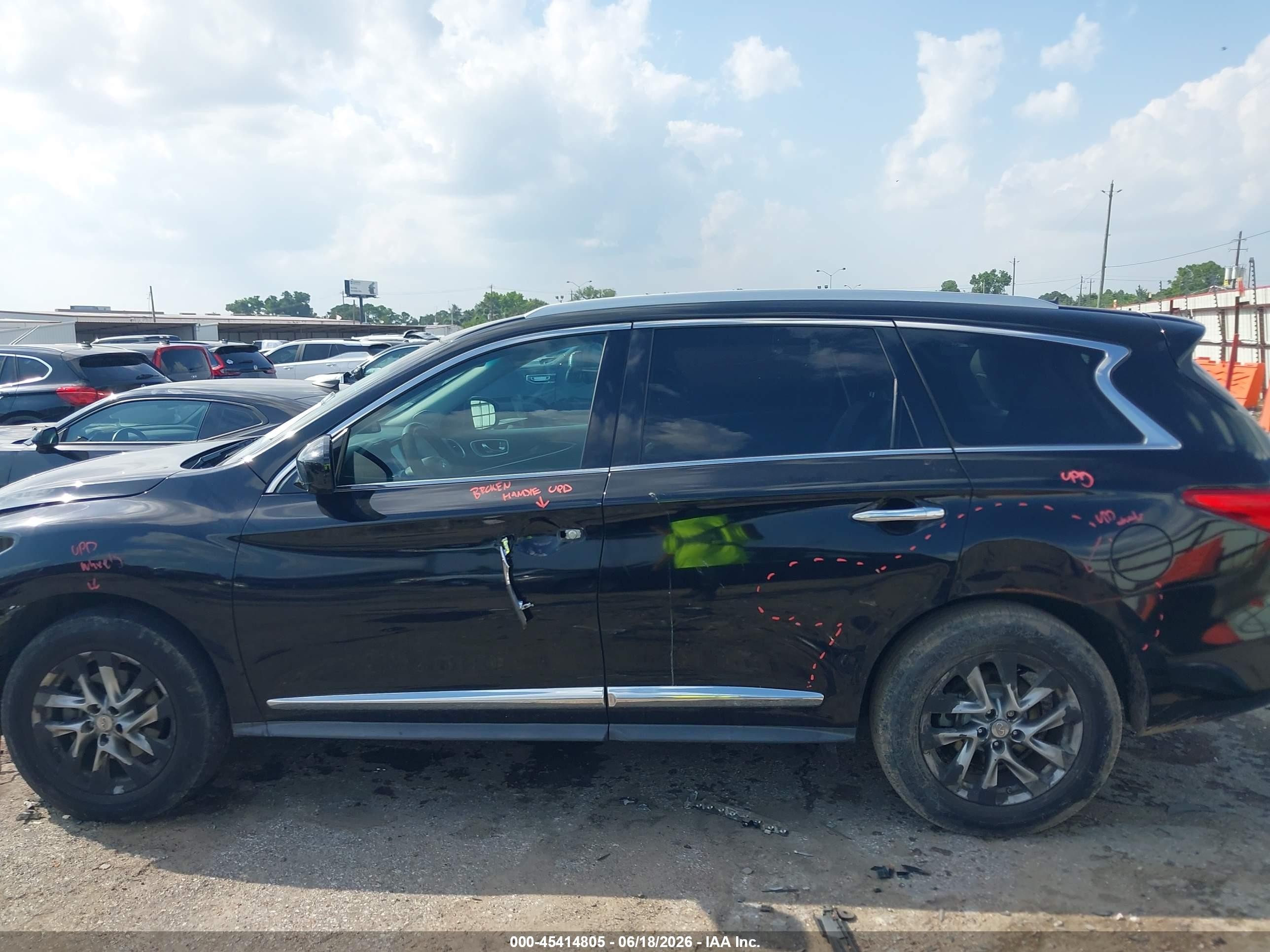2013 Infiniti Jx35   Black vin: 5N1AL0MNXDC325322