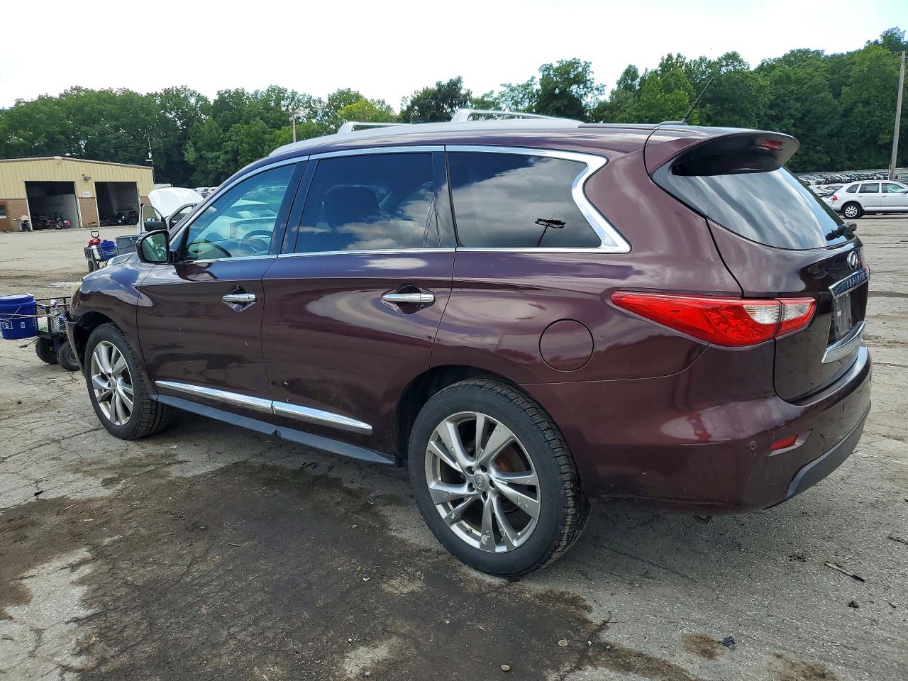 2013 Infiniti Jx35 Base Maroon vin: 5N1AL0MNXDC338006