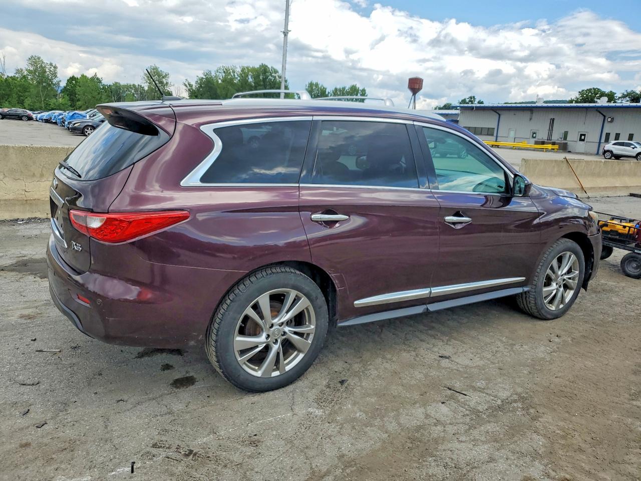 2013 Infiniti Jx35 Base Maroon vin: 5N1AL0MNXDC338006