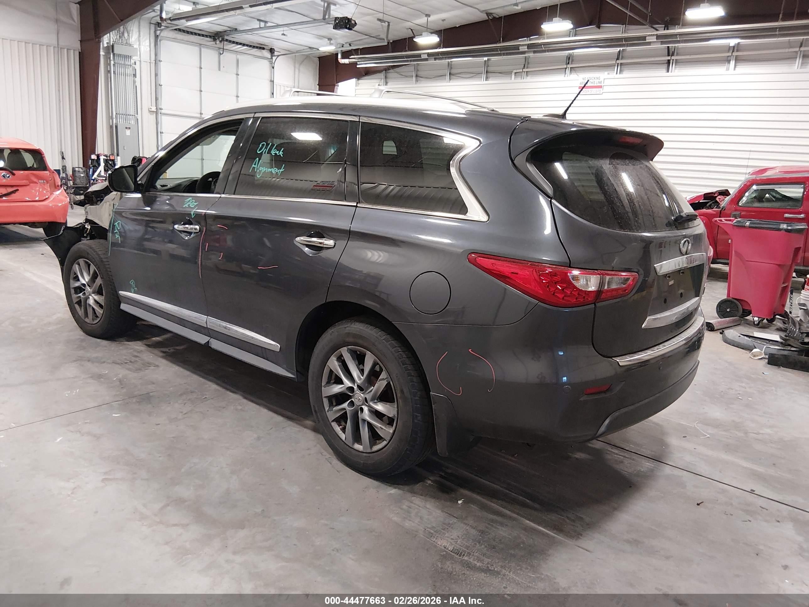 2013 Infiniti Jx35   Серый vin: 5N1AL0MNXDC353427
