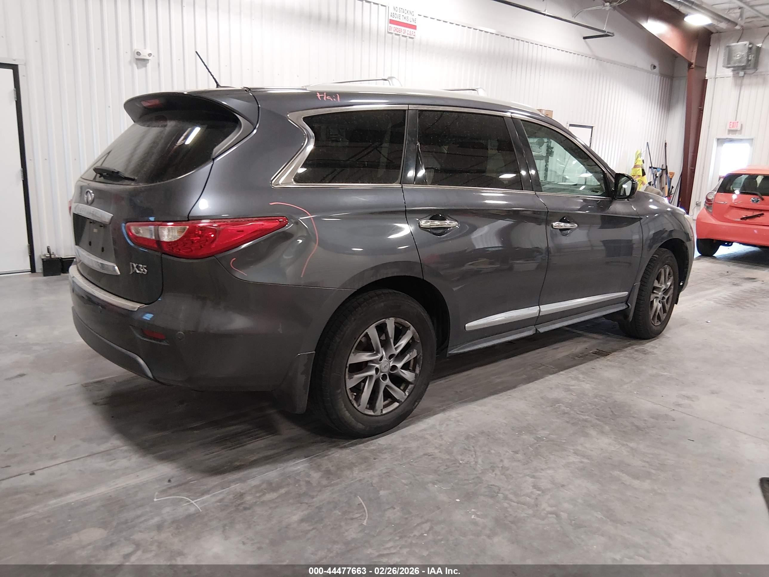 2013 Infiniti Jx35   Серый vin: 5N1AL0MNXDC353427