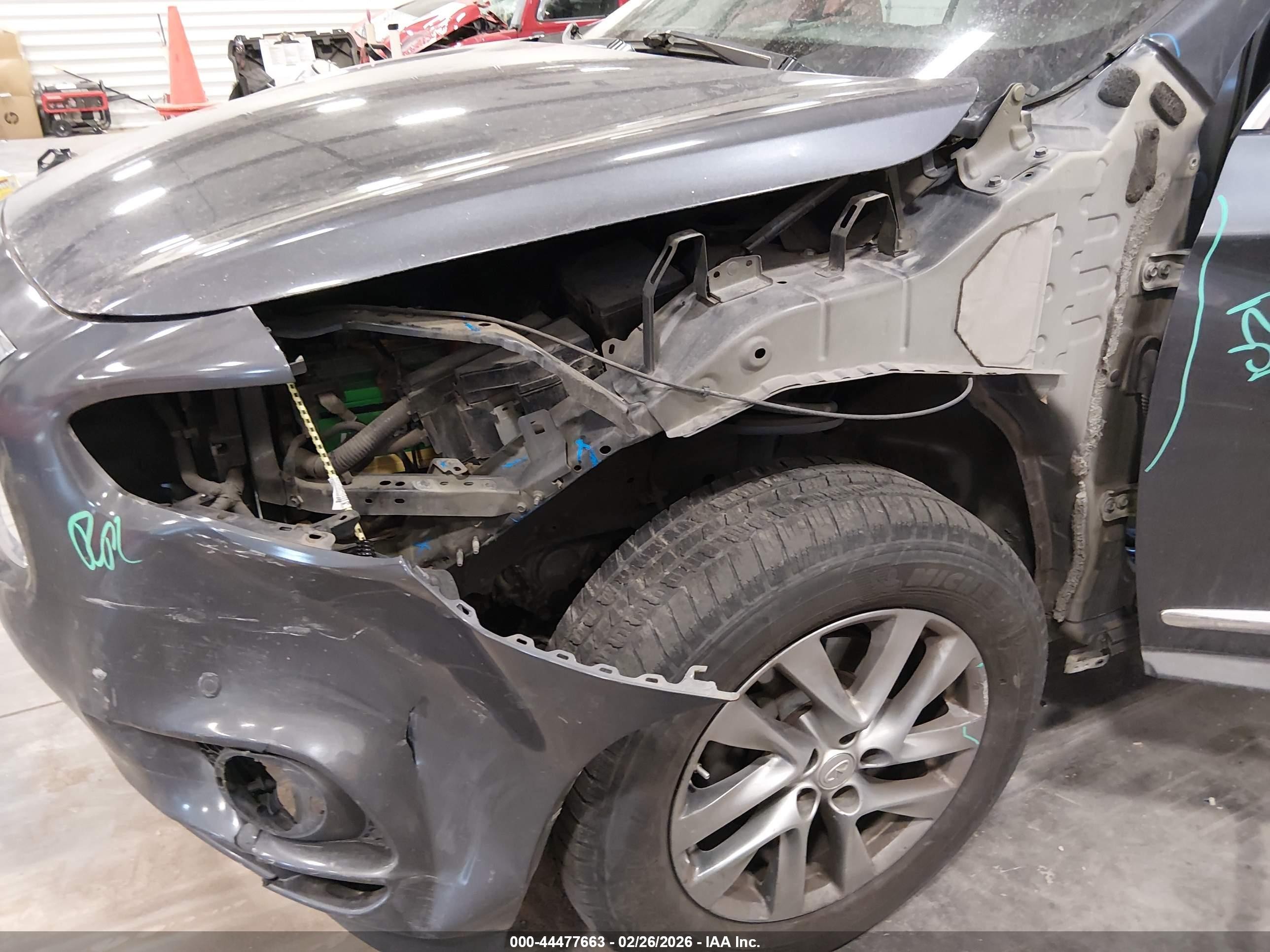 2013 Infiniti Jx35   Серый vin: 5N1AL0MNXDC353427