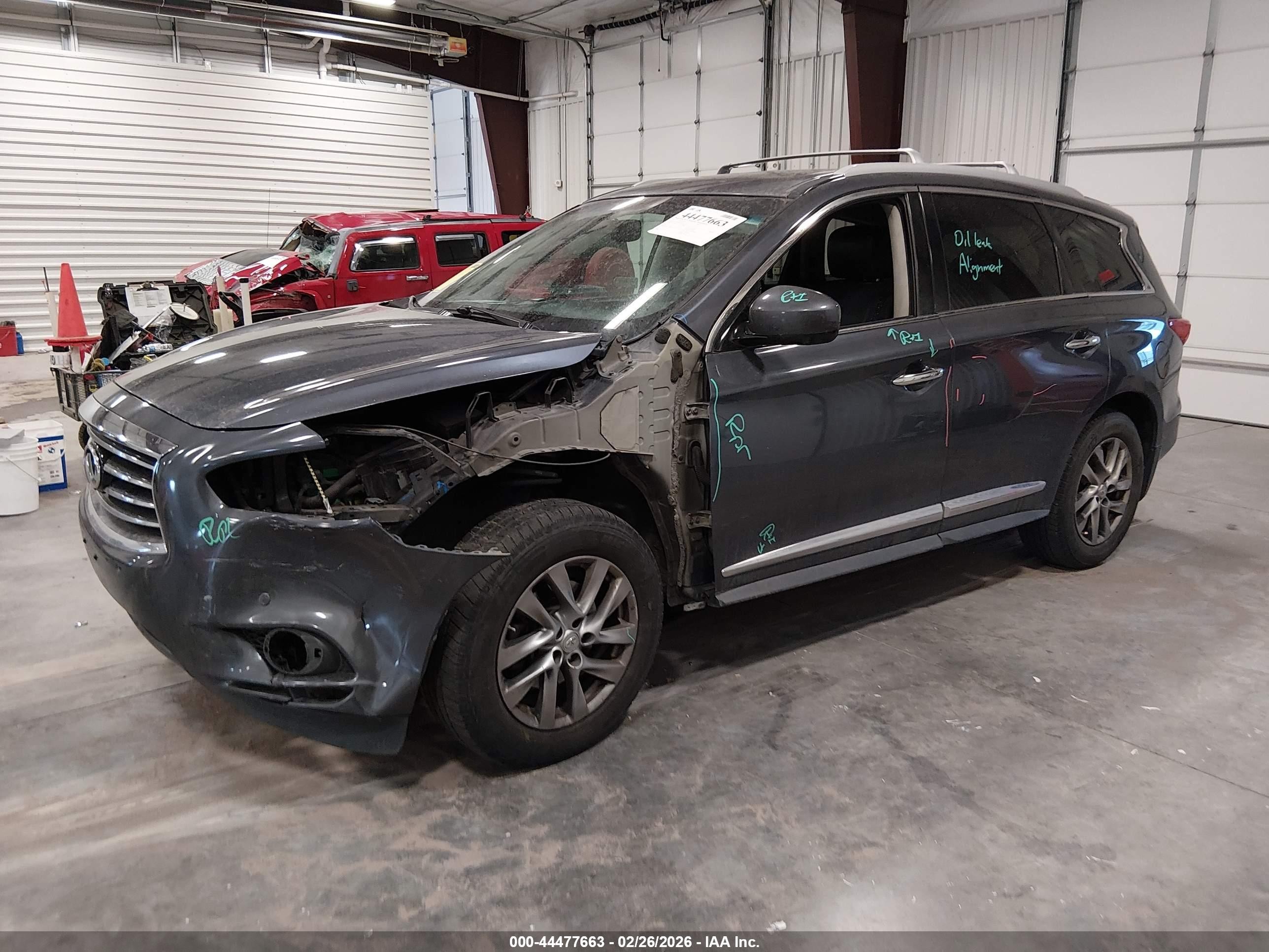 2013 Infiniti Jx35   Серый vin: 5N1AL0MNXDC353427