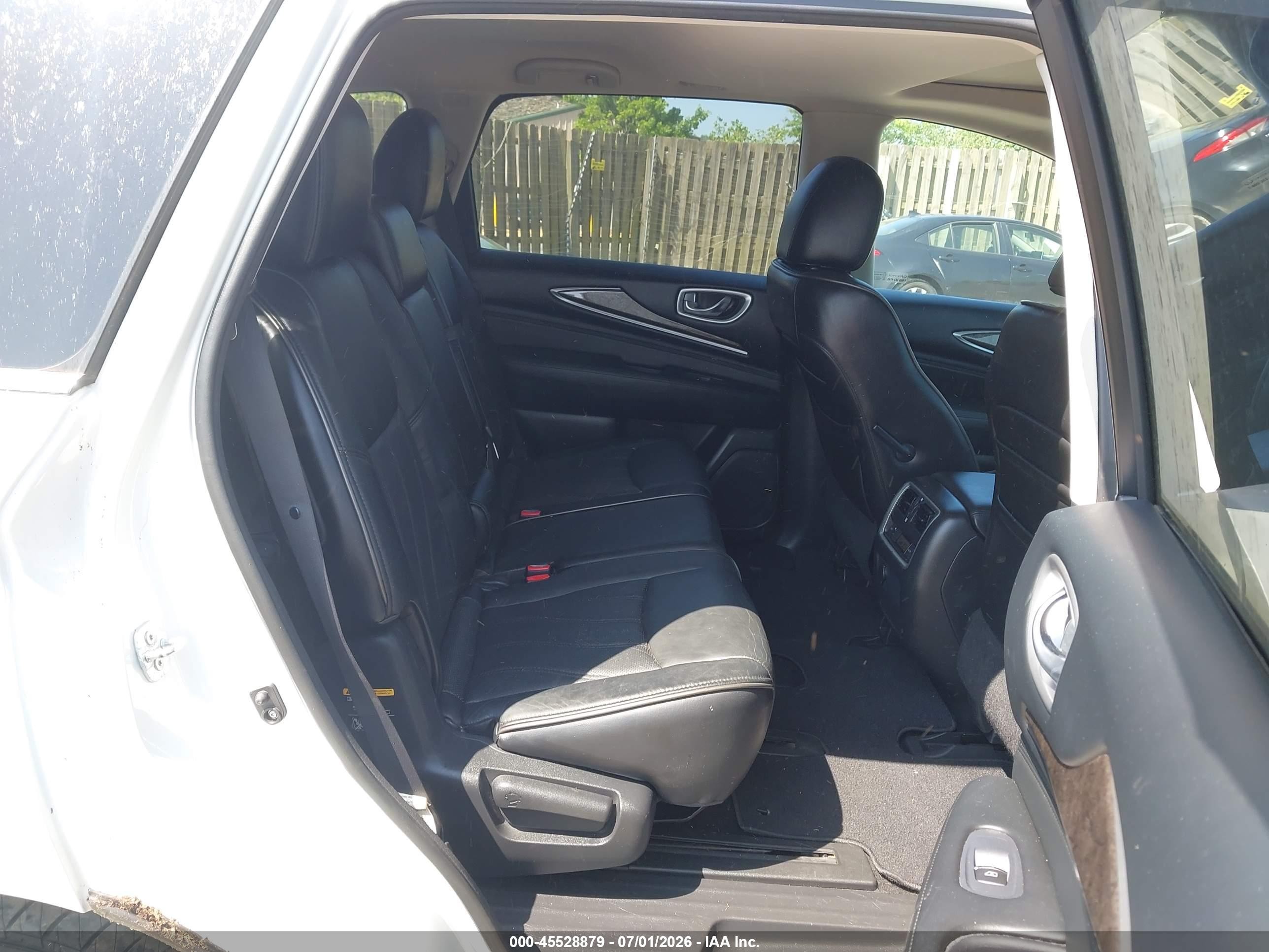2014 Infiniti Qx60   White vin: 5N1AL0MNXEC500864