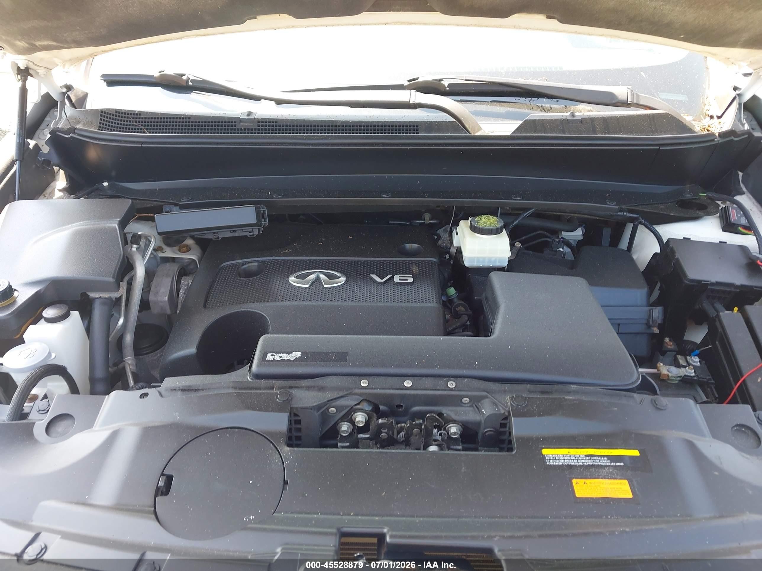 2014 Infiniti Qx60   White vin: 5N1AL0MNXEC500864