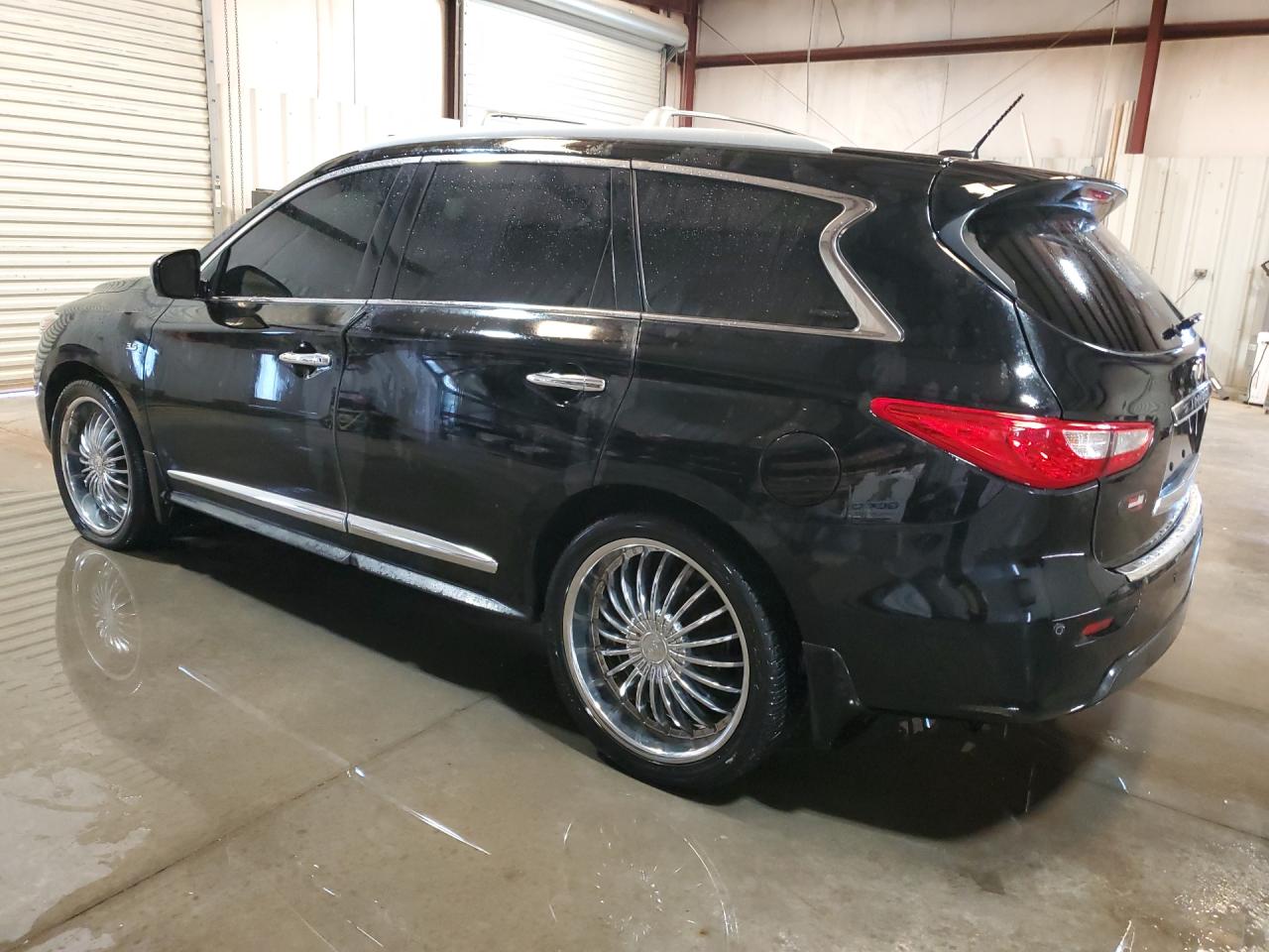 2014 Infiniti Qx60 Base Black vin: 5N1AL0MNXEC514604 Damage: Left Rear Door, Dent(S) W/ Paint Dmg, 1/8 To 1/2 Inch