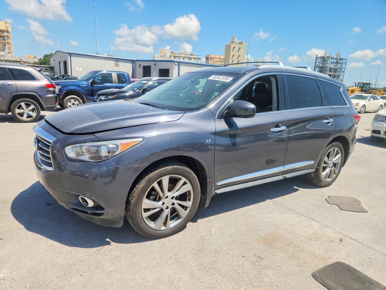 2014 Infiniti Qx60 Base Charcoal vin: 5N1AL0MNXEC516479