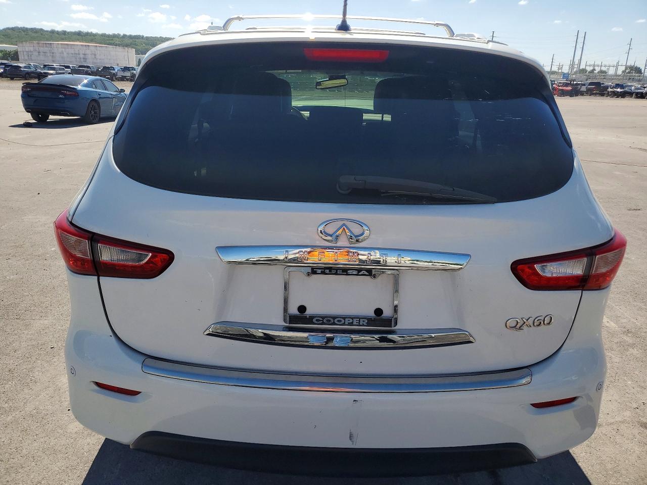 2014 Infiniti Qx60 Base Белый vin: 5N1AL0MNXEC528874